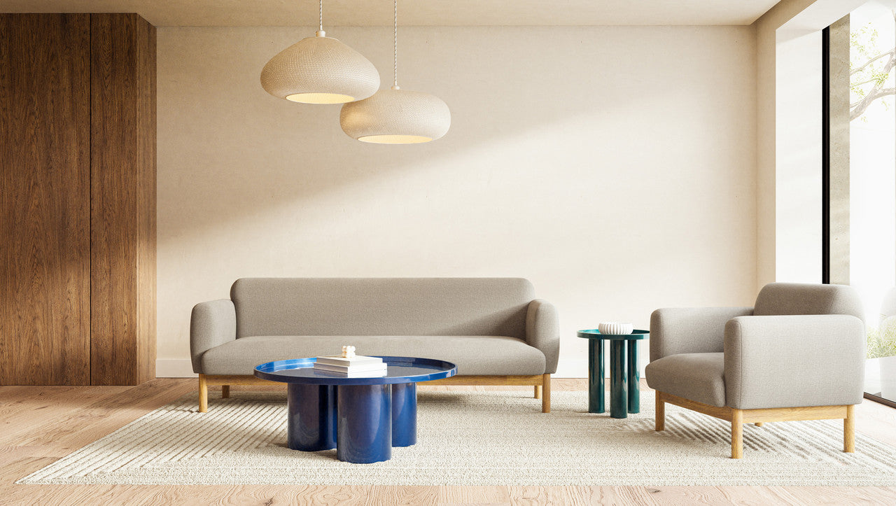 Metro - Tulum 3 Seater Sofa - Light Gray