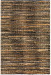 Priya Black/Tan Handmade Rug - 27" x 45"