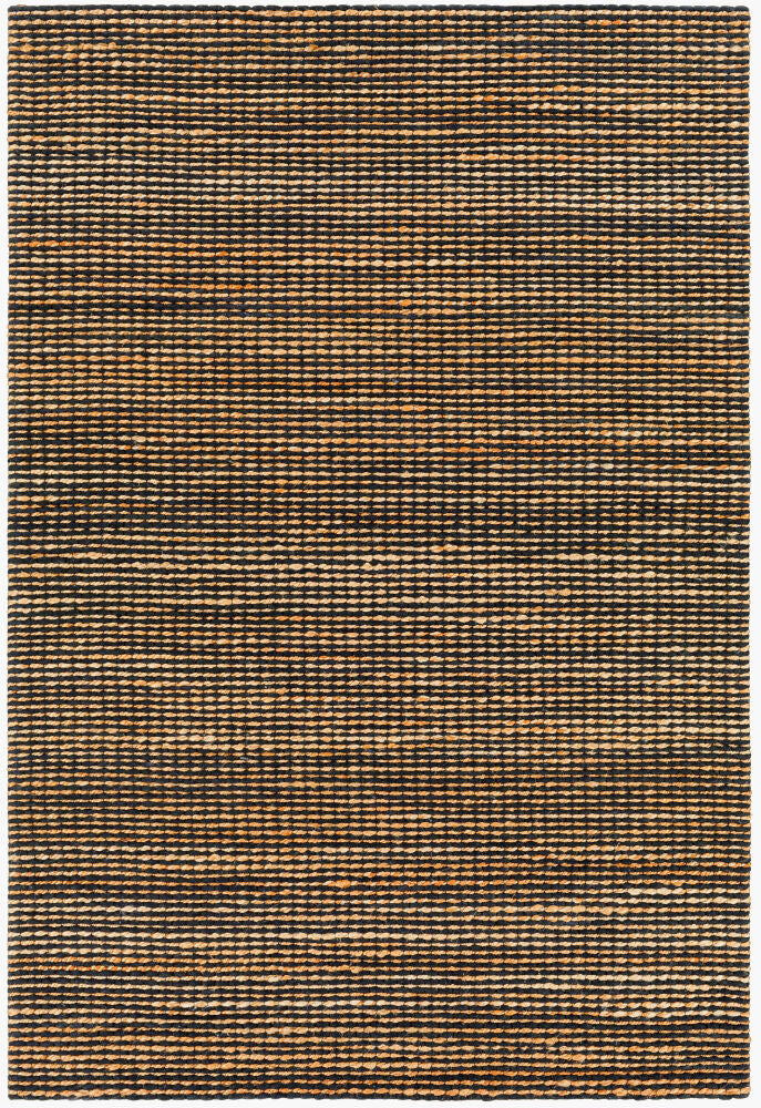 Priya Black/Tan Handmade Rug - 27" x 45"