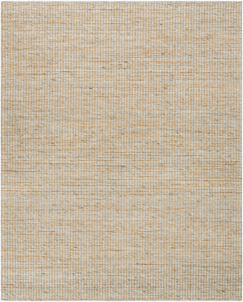Priya Off-White/Tan Handmade Rug - 27" x 45"