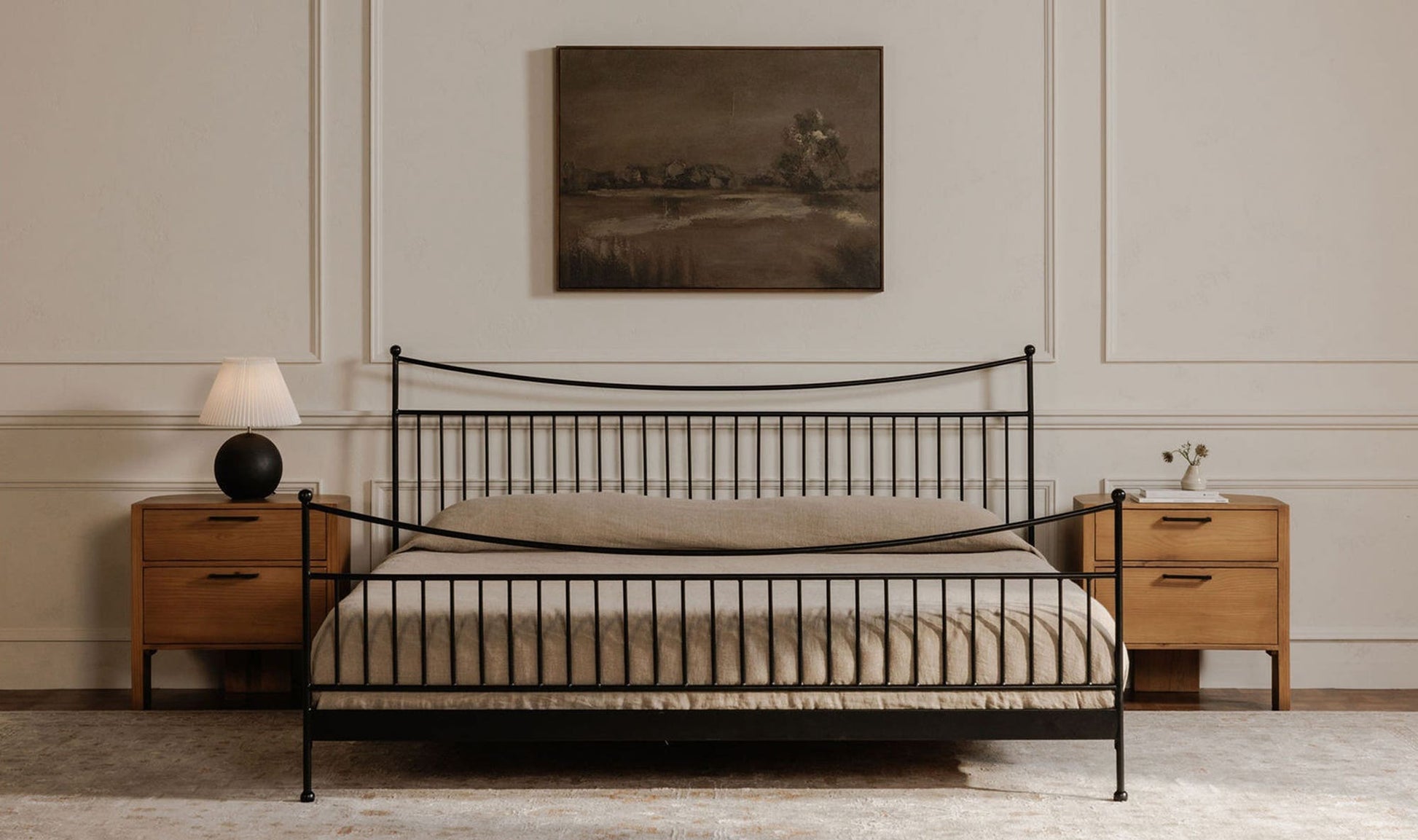Monet King Bed Black by Moe's Home Collection - view 7
