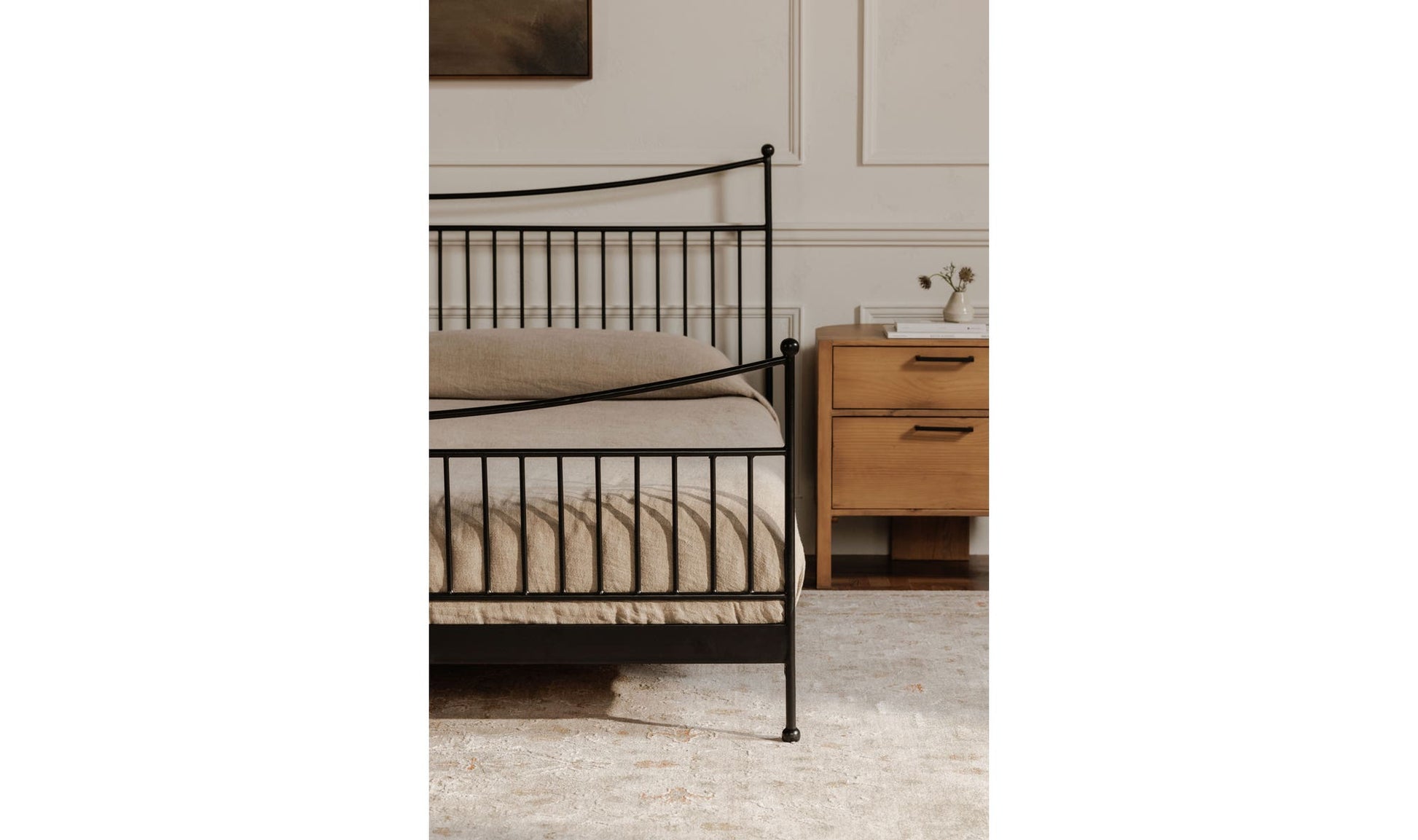 Monet King Bed Black by Moe's Home Collection - view 9
