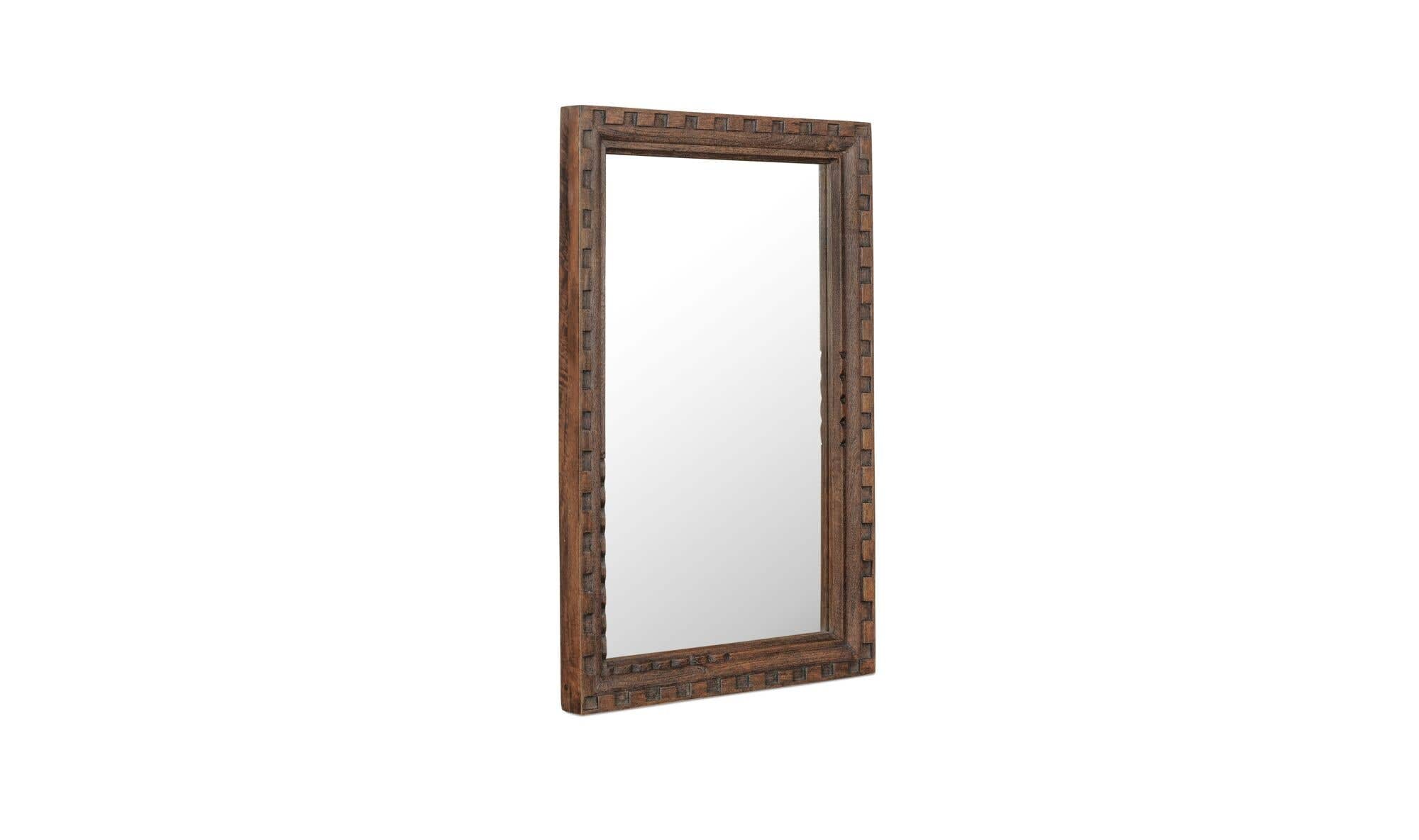 Holland Mirror Large Brown by Moe's Home Collection - view 6