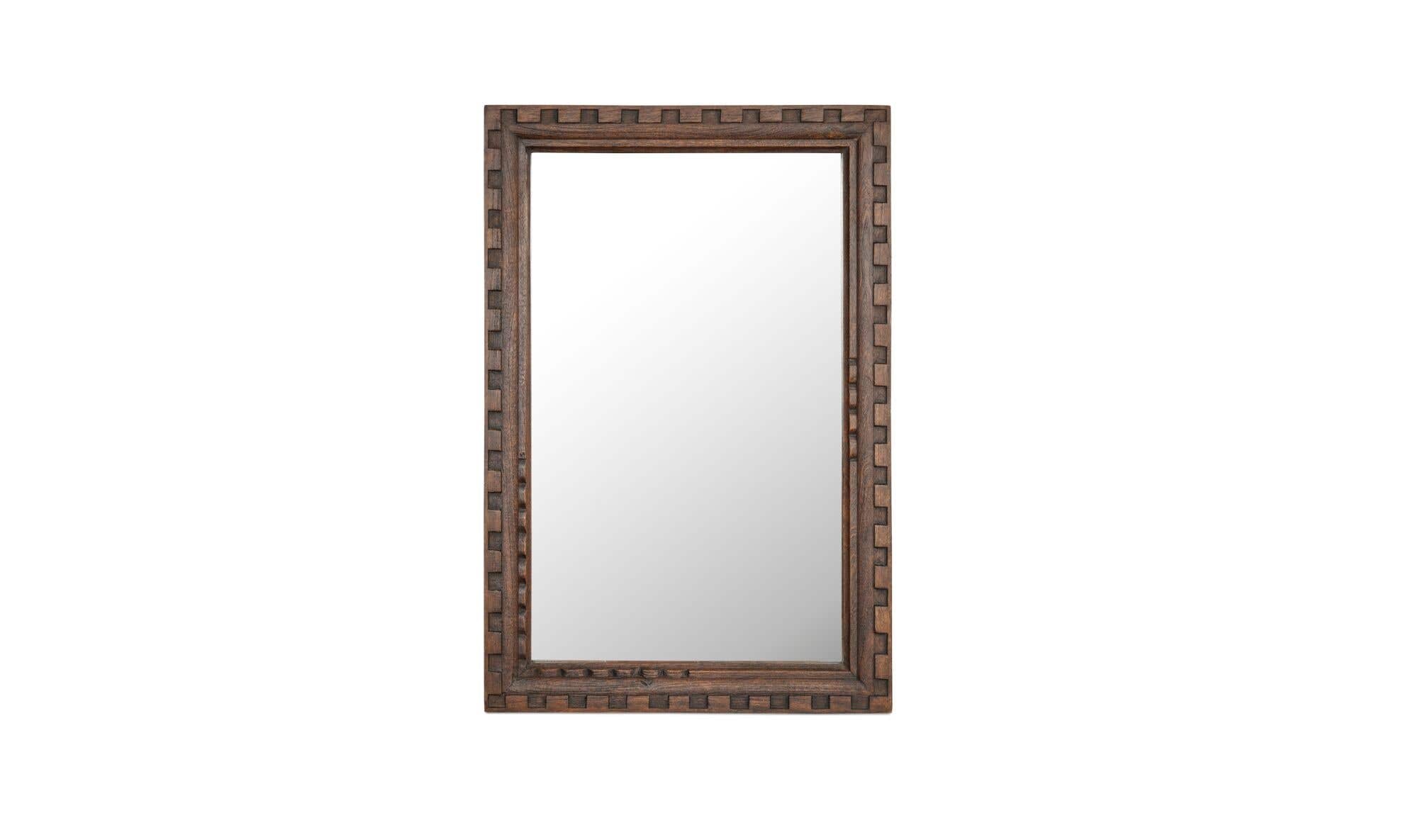 Holland Mirror Large Brown by Moe's Home Collection - view 4