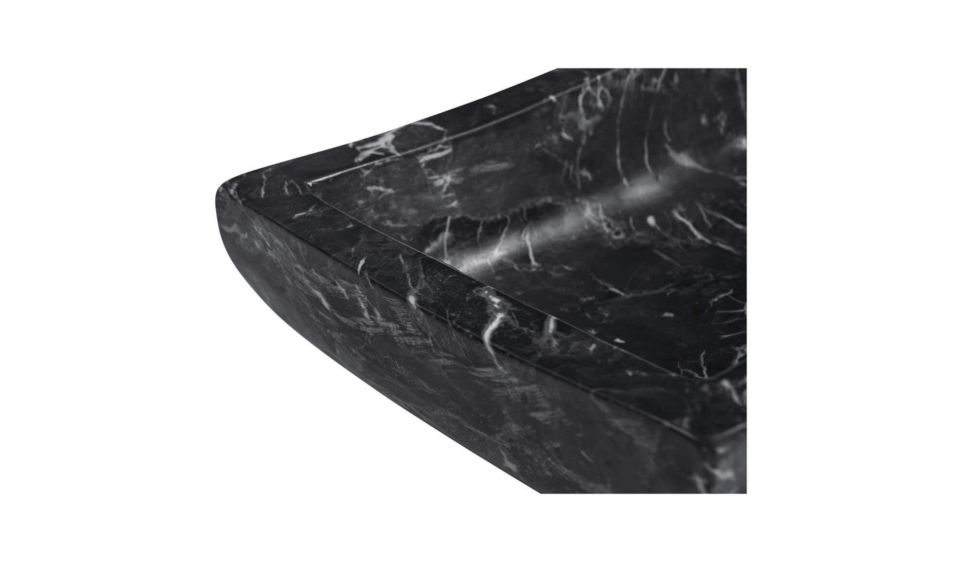 Piero Basin Black Marble by Moe's Home Collection - view 6