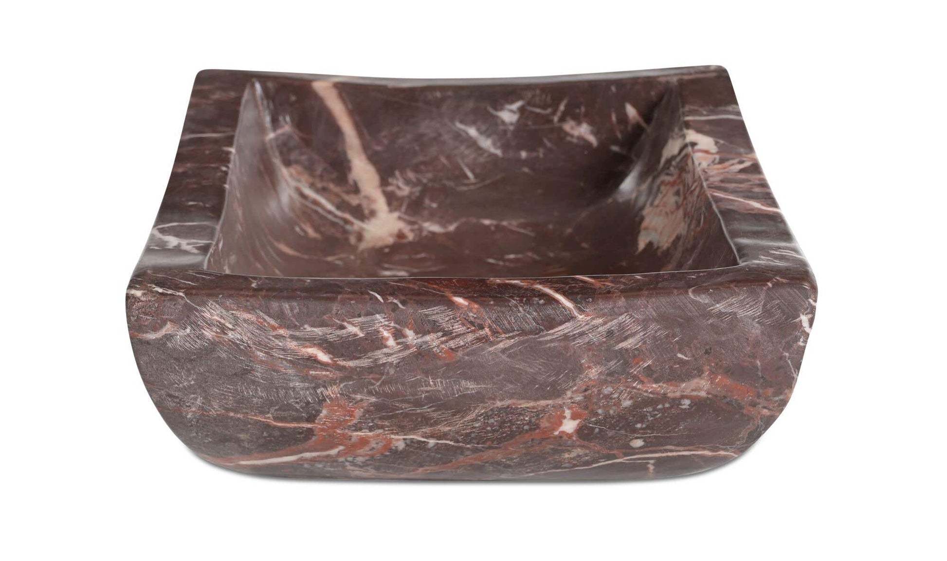 Piero Basin Deep Red Marble by Moe's Home Collection - view 9