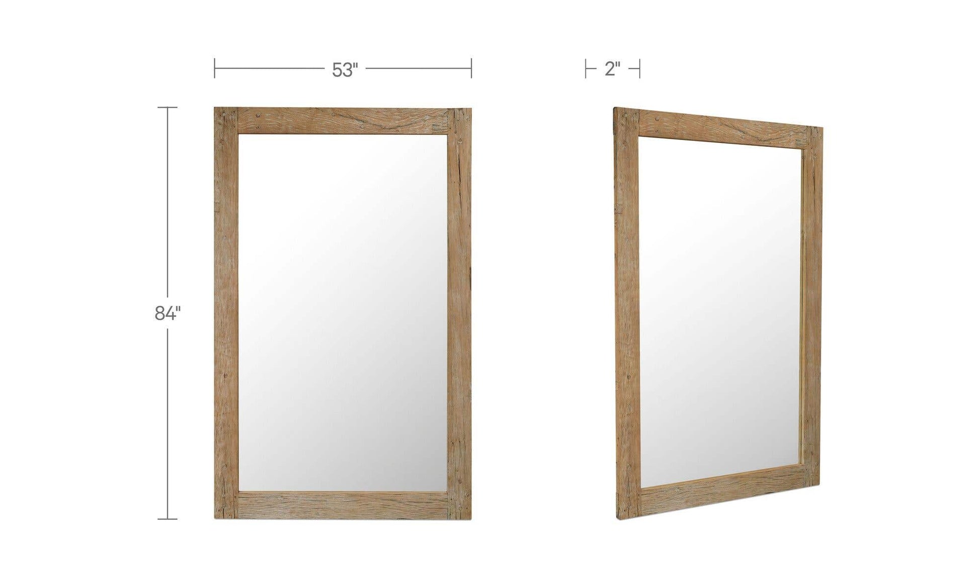 Orchard Reclaimed Wood Floor Mirror by Moe's Home Collection - view 11