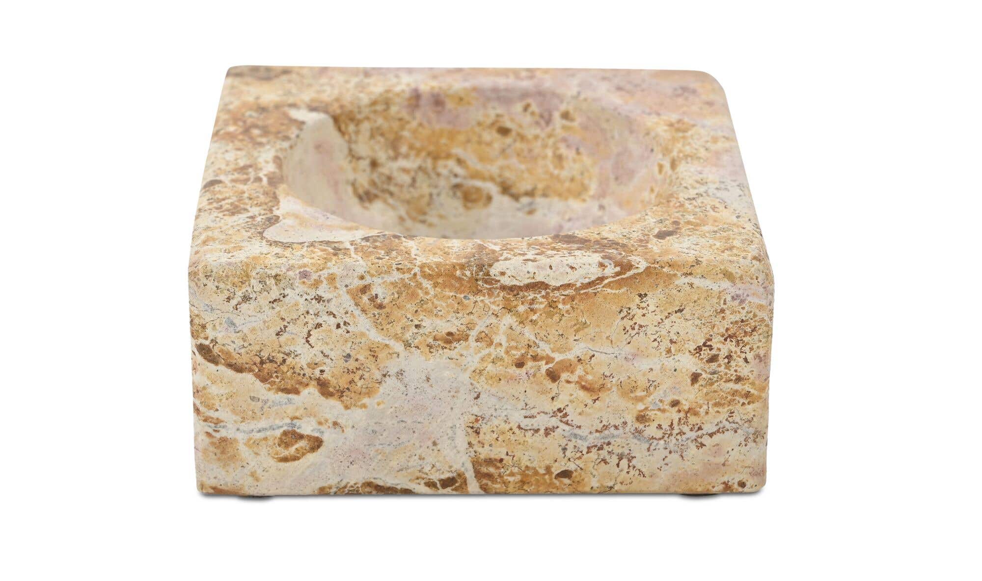 Apollo Marble Catchall Panther Stone by Moe's Home Collection - view 4