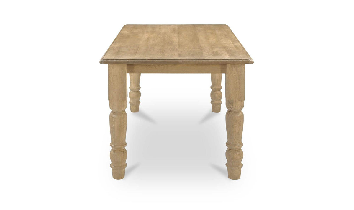 Flynn Rectangle Dining Table Natural by Moe's Home Collection - view 5