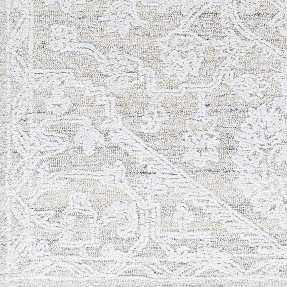 Piazza Beige/White Handmade Rug - swatch