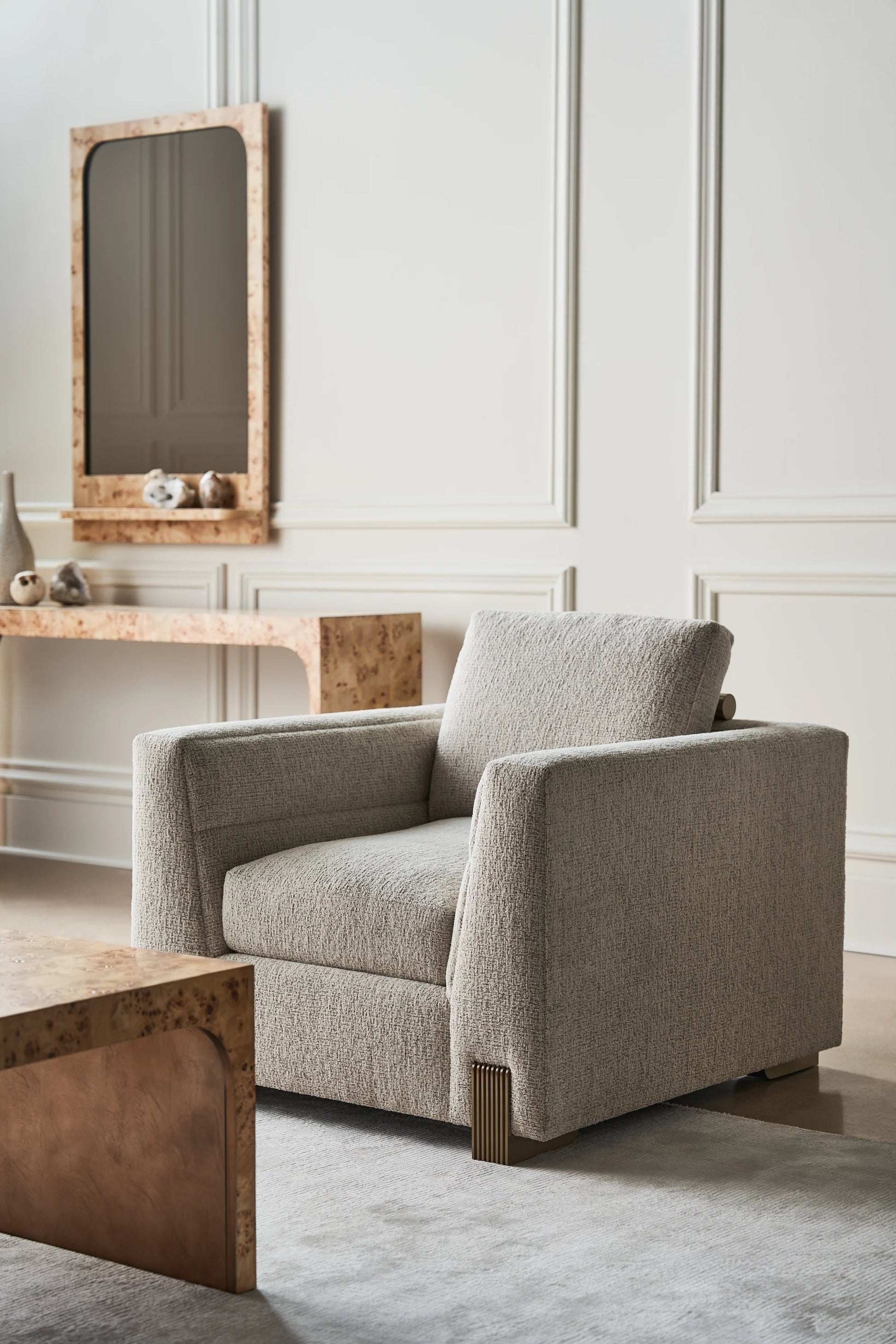 Counter Balance Chair Brushed Gold 36.50" by Caracole - view 3