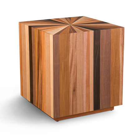 IE Series Sun End Table - Mixed Wood