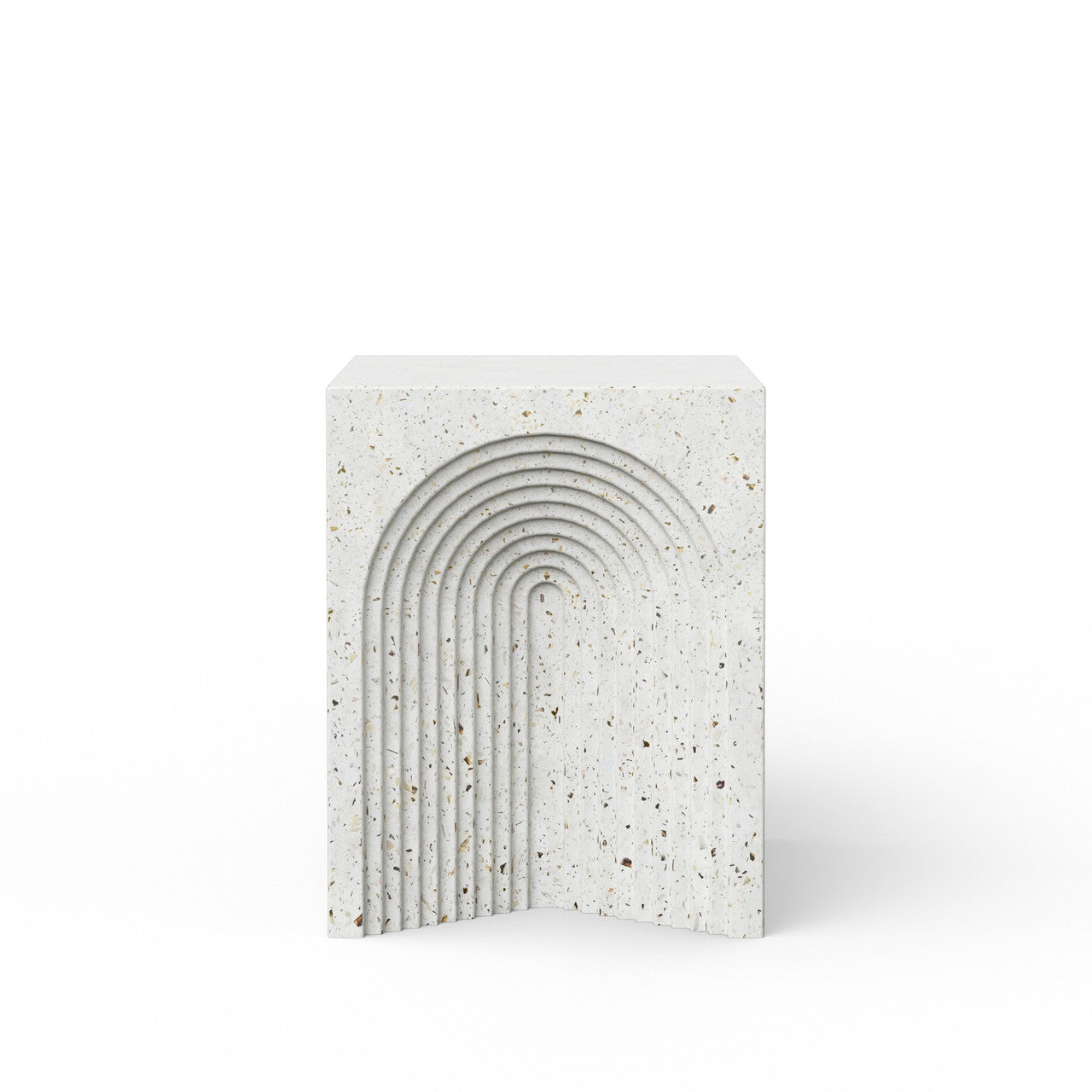 Mixx - Orion Stool - Ivory Terrazzo