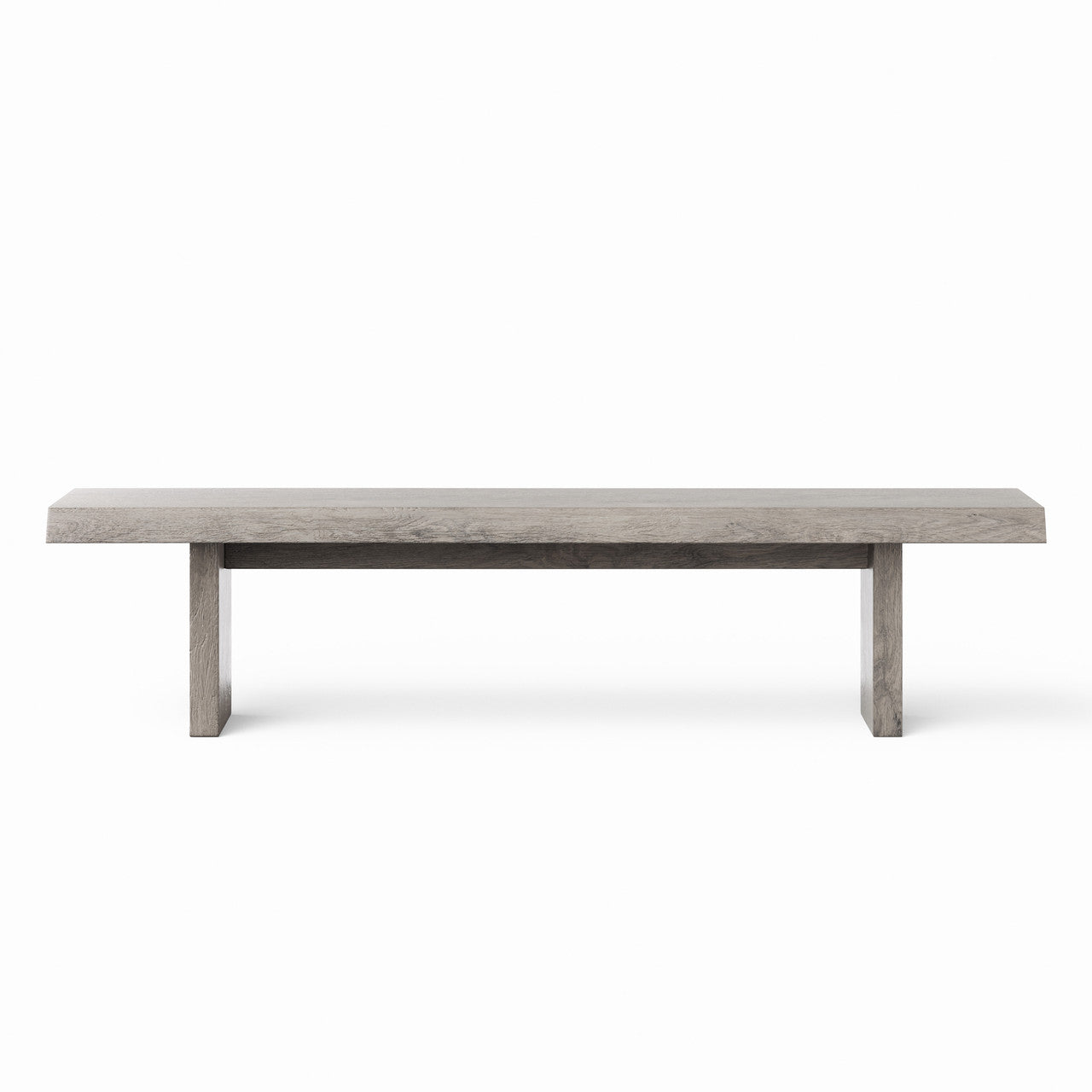 Brooks - Bench - 102" - Sandblasted Grey Frame