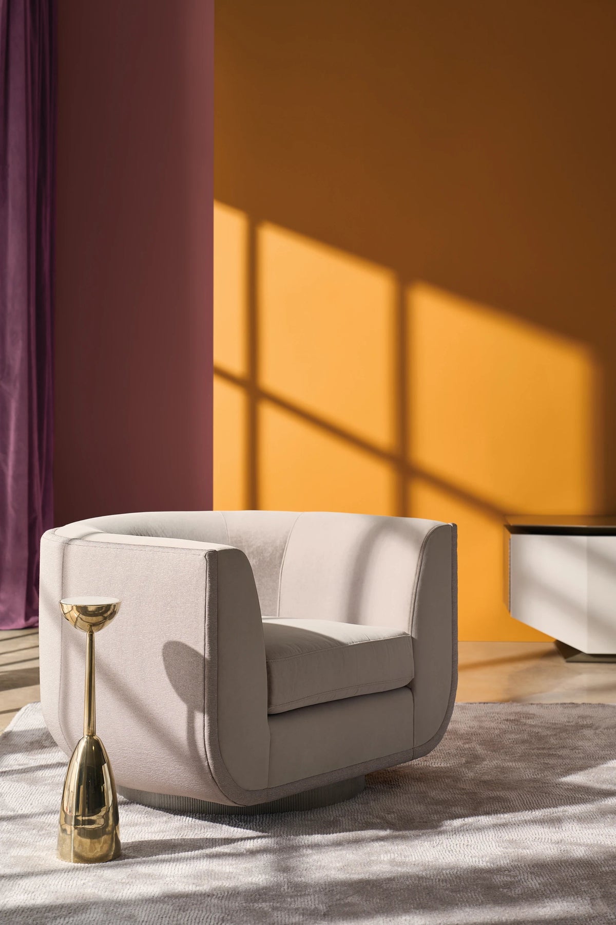 Gamma Whisper of Gold End Table 6" by Caracole - view 4