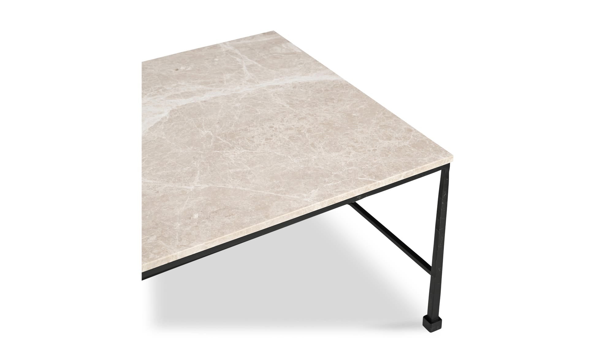 River Coffee Table Botticino Marble by Moe's Home Collection - view 9