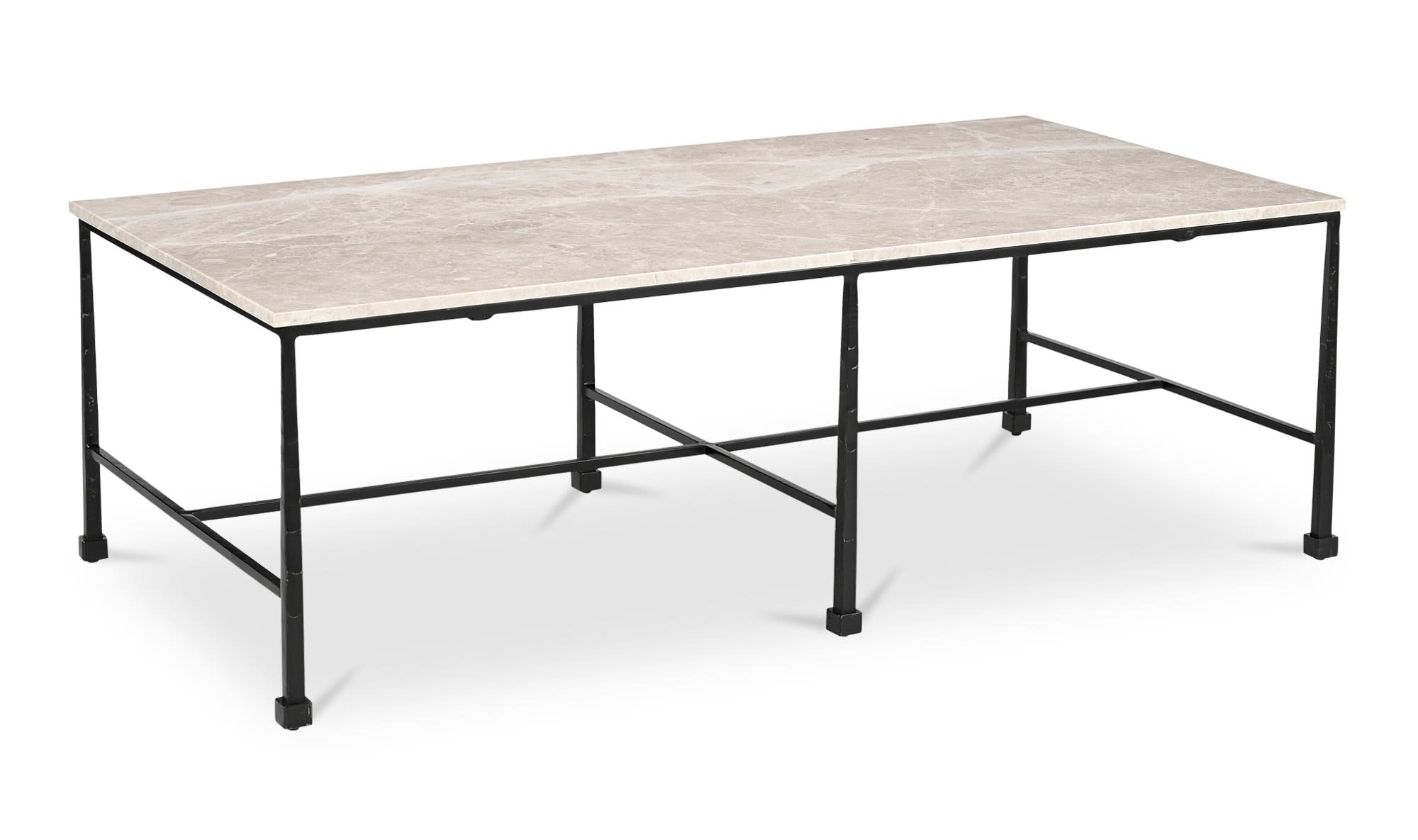 River Coffee Table Botticino Marble by Moe's Home Collection - view 5