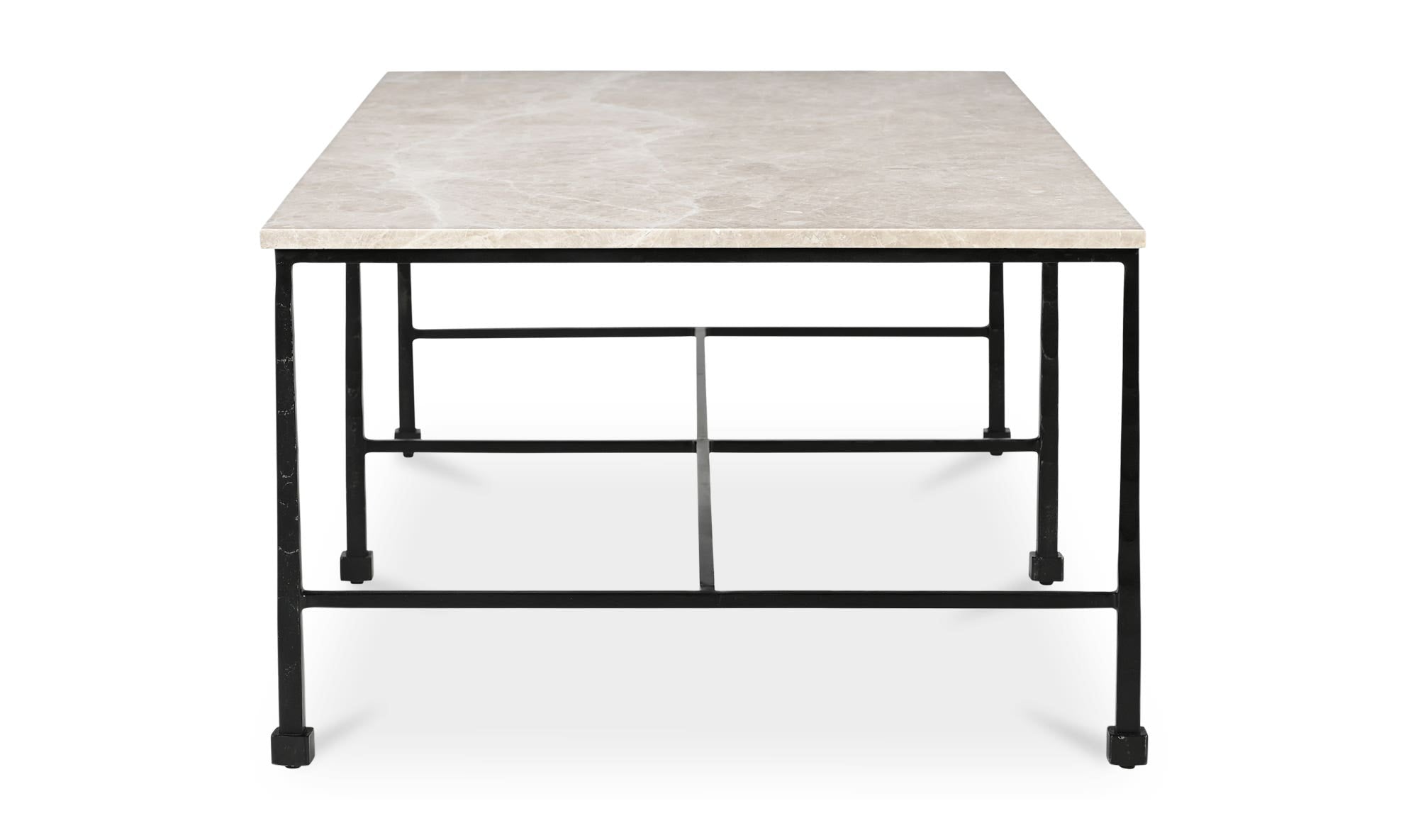 River Coffee Table Botticino Marble by Moe's Home Collection - view 6