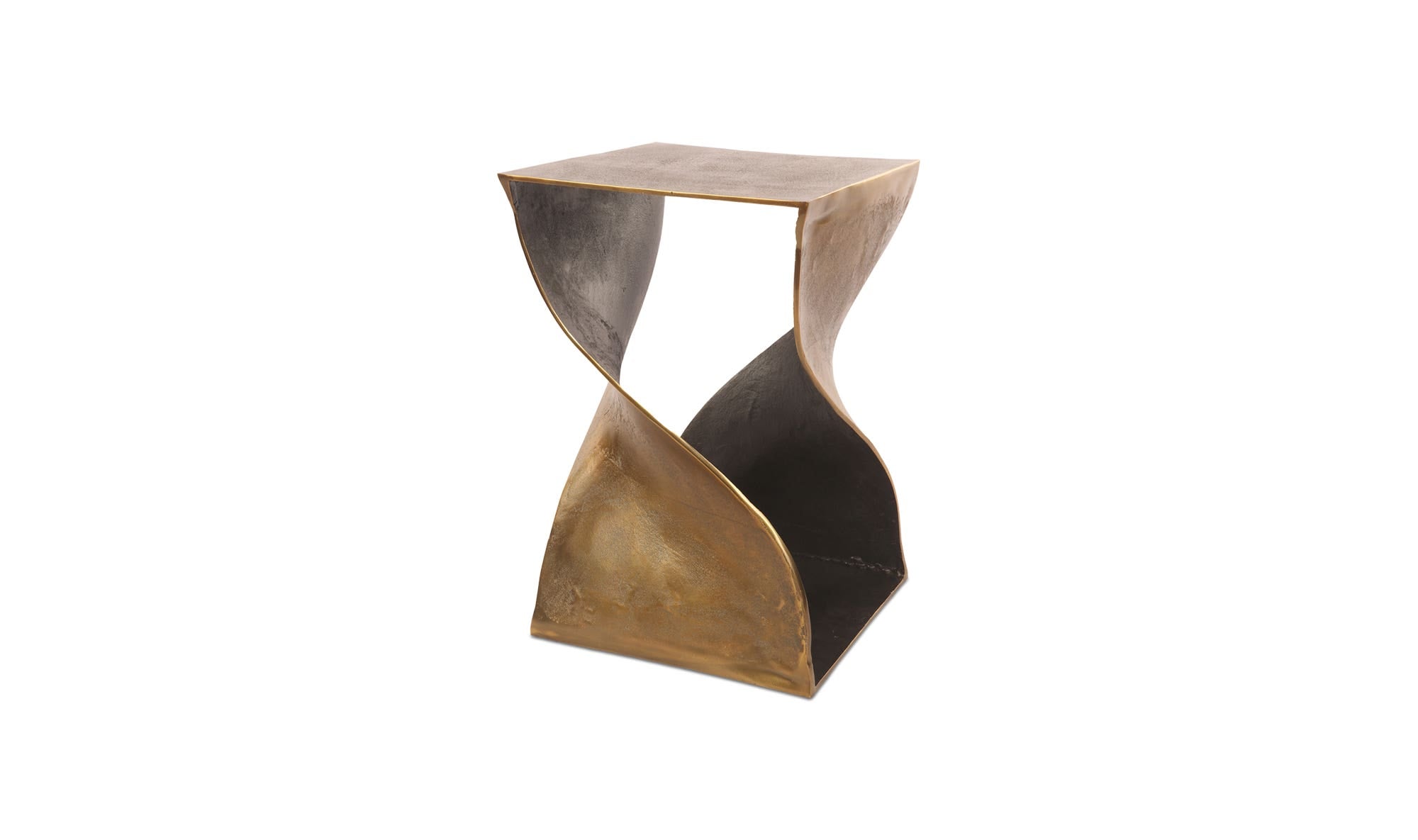 Twist Accent Table Brass by Moe's Home Collection - view 8