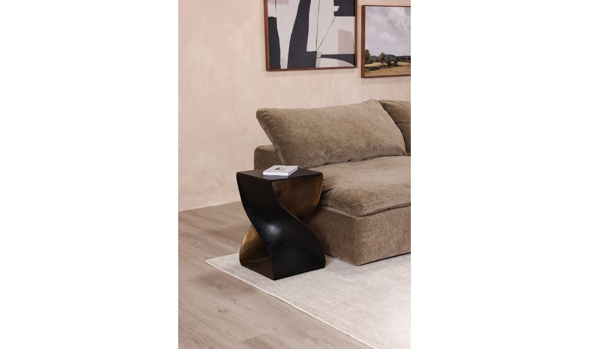 Twist Accent Table Black by Moe's Home Collection - view 8