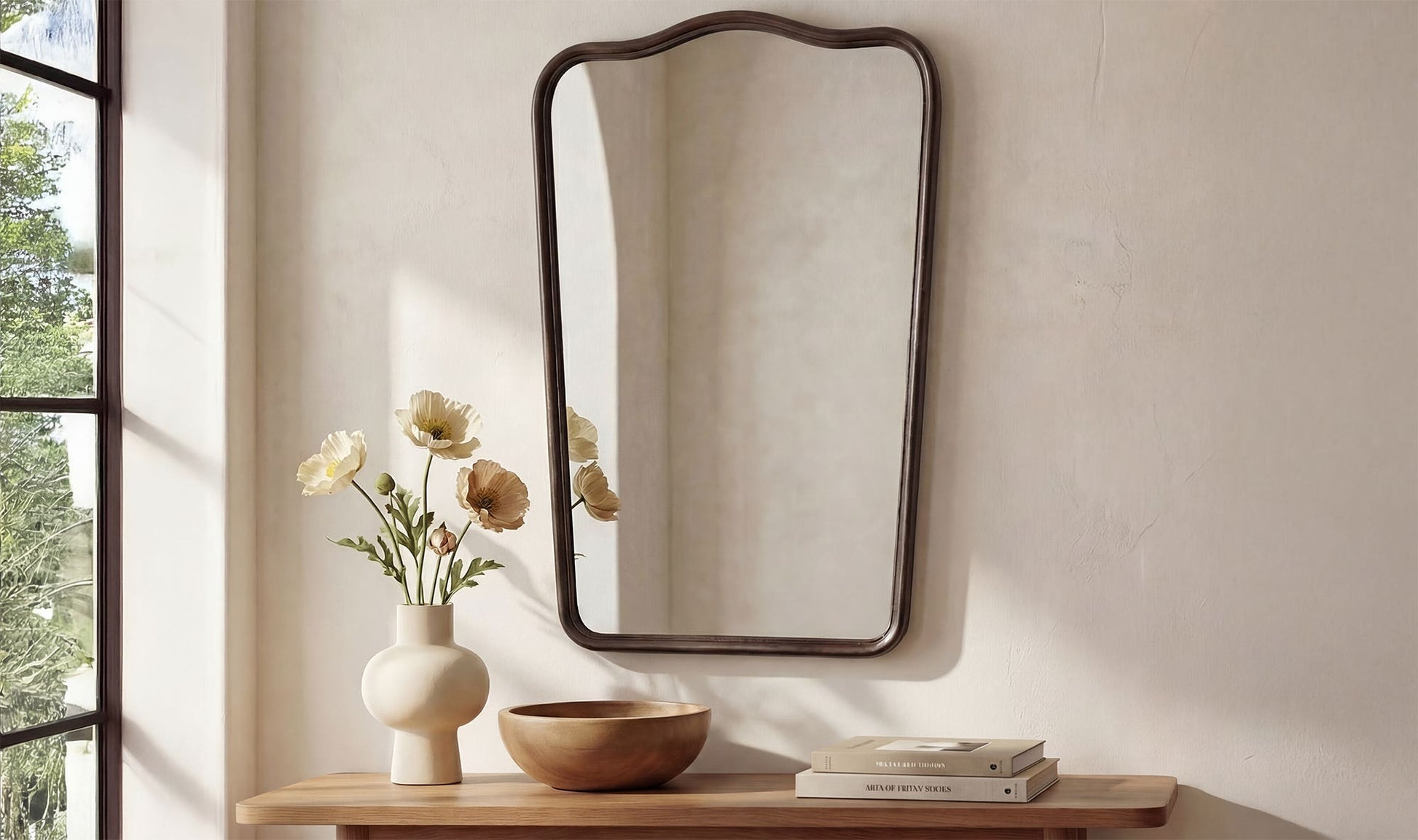 Keyes Mirror Blackened Bronze Cast Aluminum by Moe's Home Collection - view 4