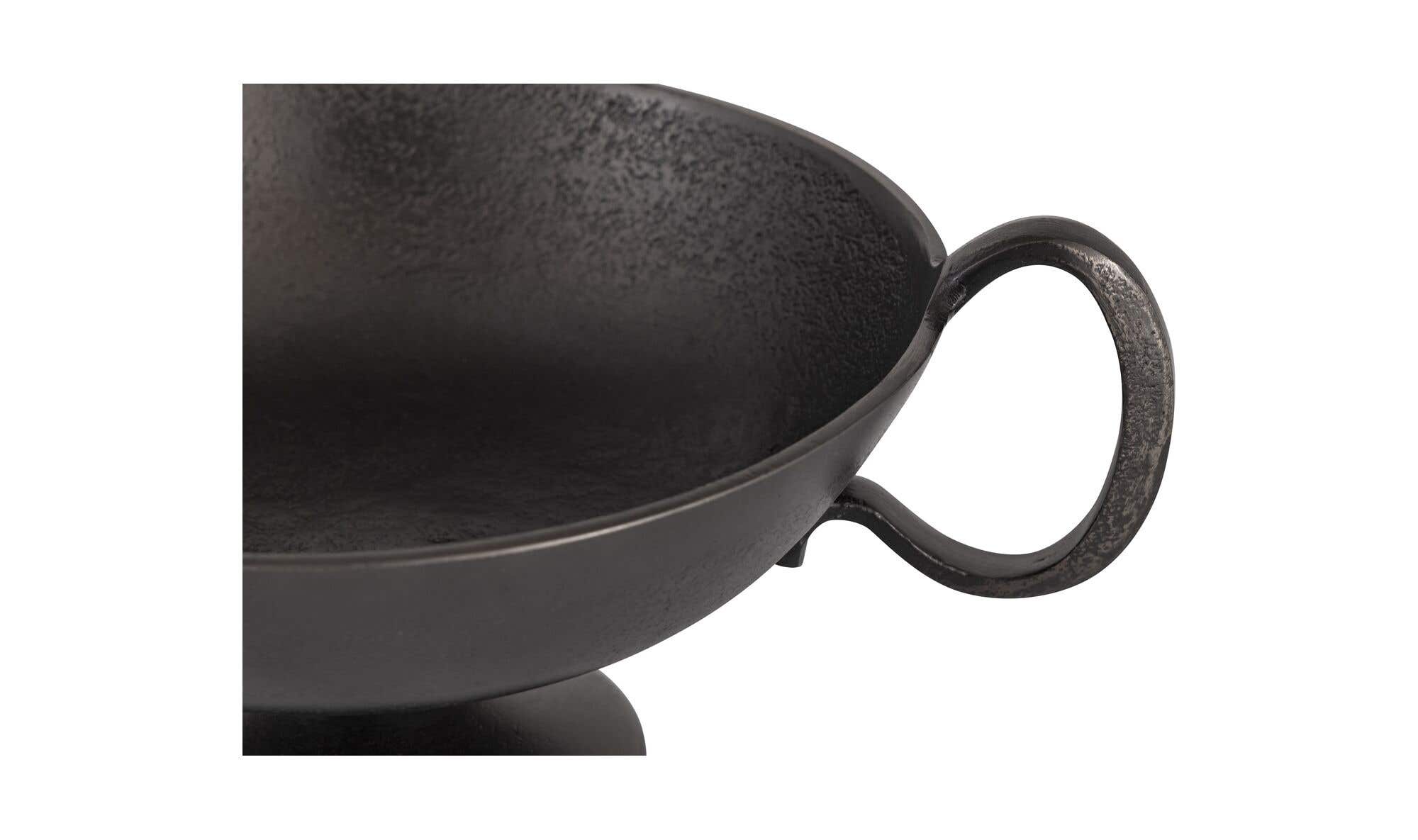 Floris Decorative Bowl Black Cast Aluminum by Moe's Home Collection - view 6