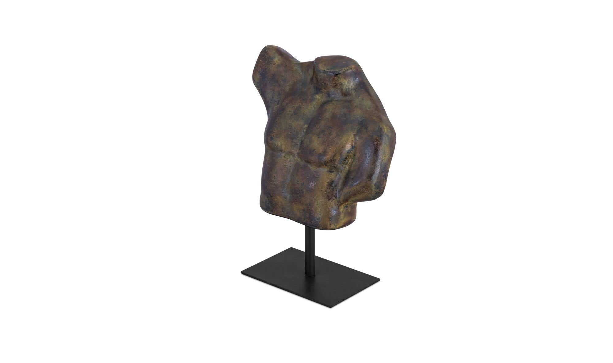 Victor Cast Aluminum Sculpture Dark Green Patina by Moe's Home Collection - view 9