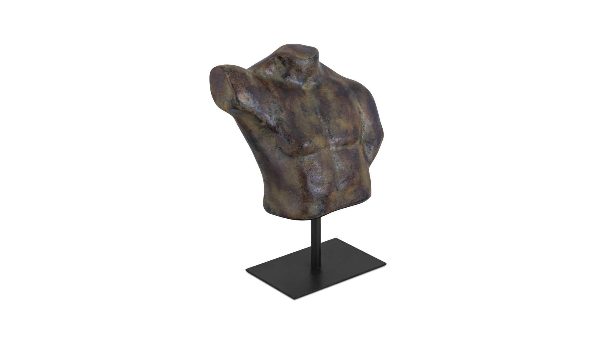 Victor Cast Aluminum Sculpture Dark Green Patina by Moe's Home Collection - view 5