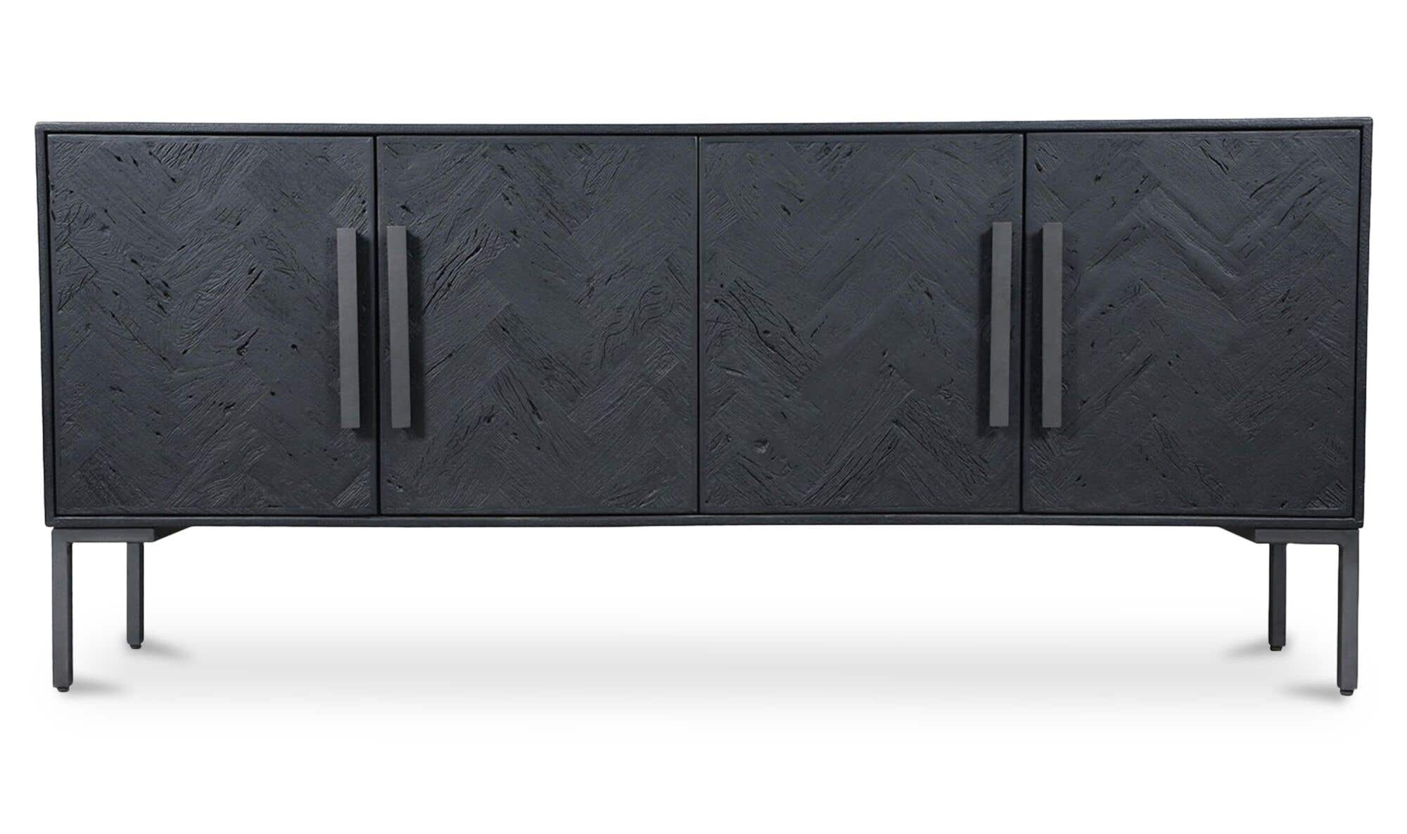Fishbone Sideboard Black by Moe's Home Collection - view 7