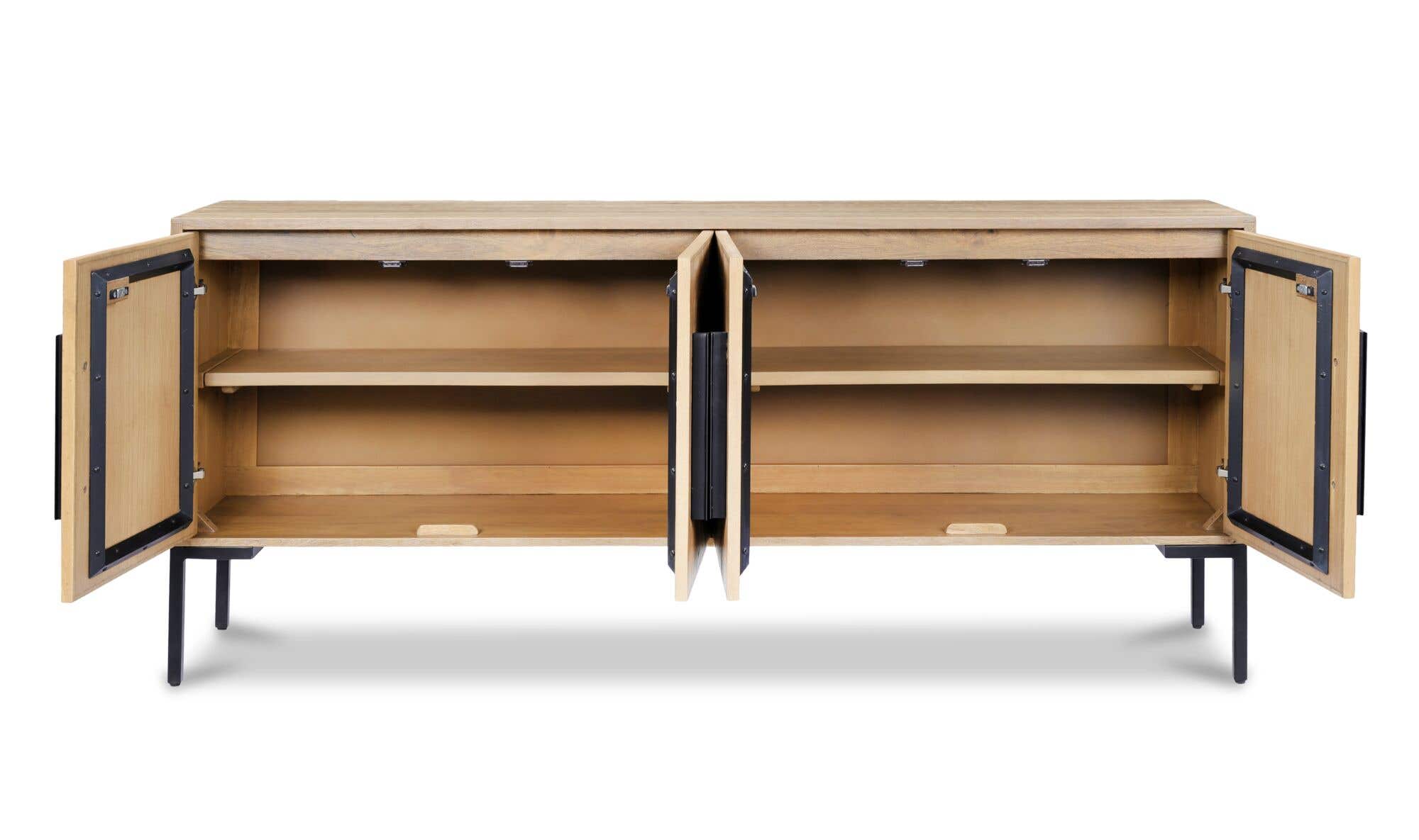 Fishbone Sideboard Natural by Moe's Home Collection - view 6