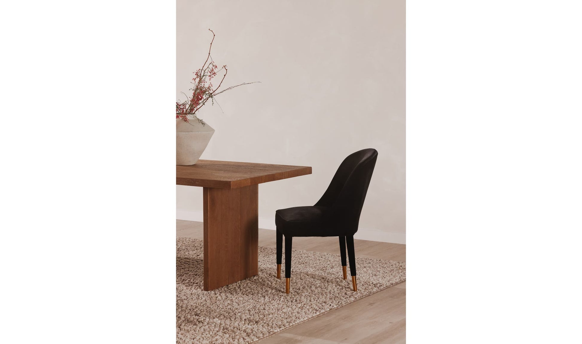 Koshi Dining Table Sandblasted Amber Oak by Moe's Home Collection - view 13