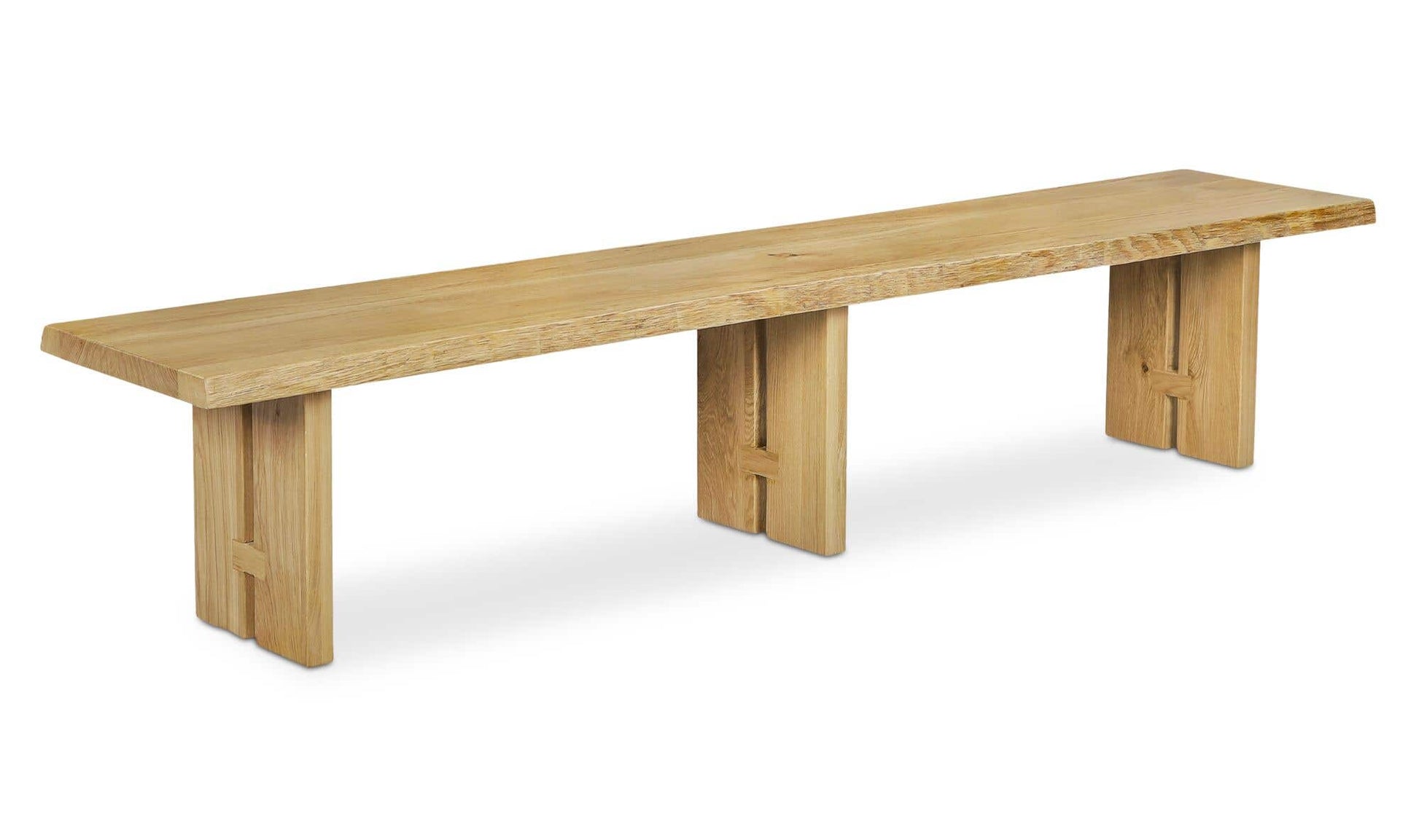 Tessa Dining Bench Natural by Moe's Home Collection - view 3