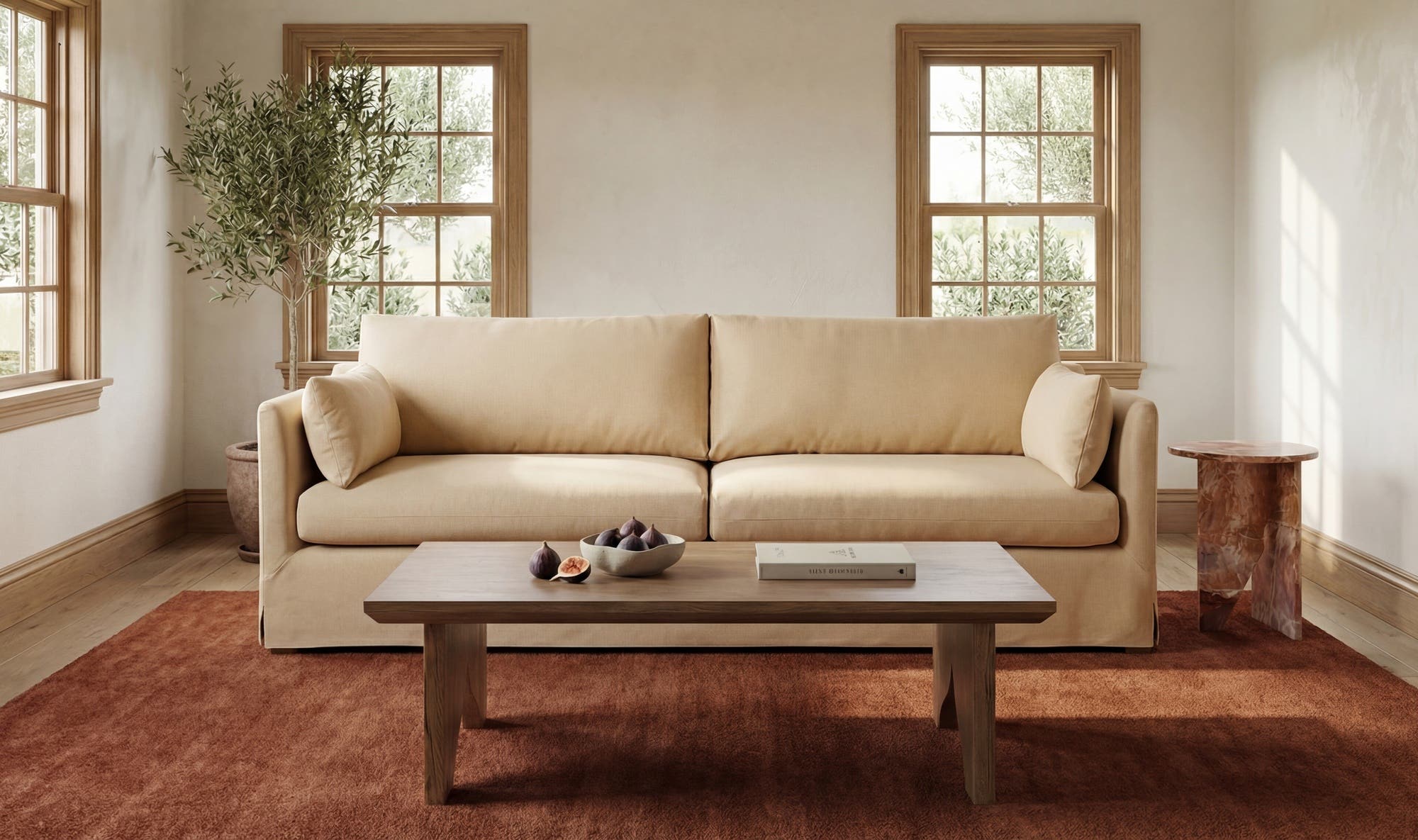 Lake Coffee Table Brown by Moe's Home Collection - view 4