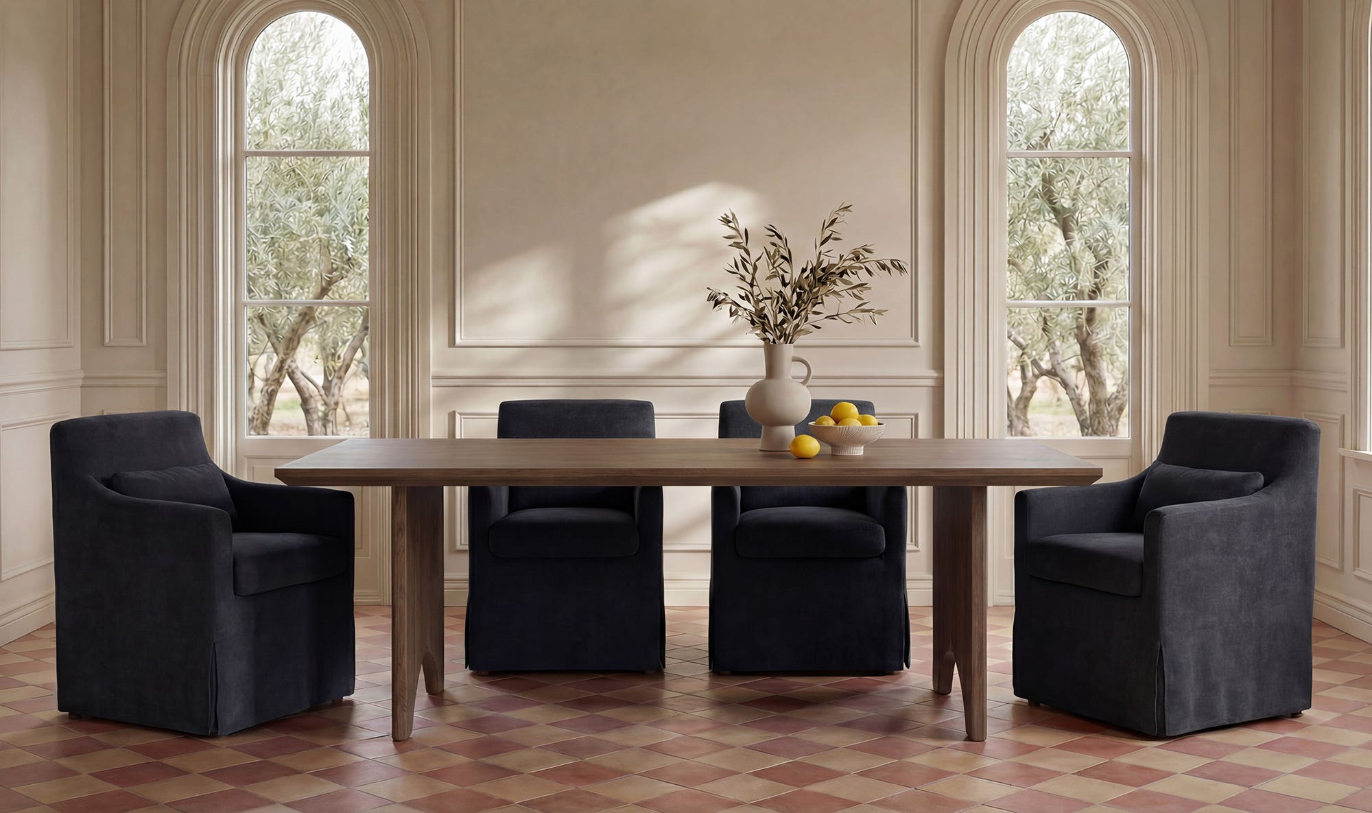 Lake Dining Table Brown by Moe's Home Collection - view 5