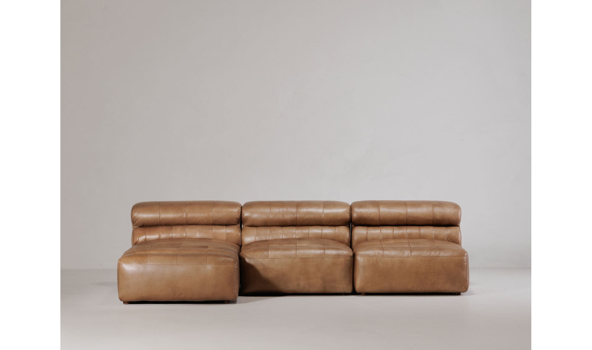 Ramsay Leather Chaise Tan by Moe's Home Collection - view 8