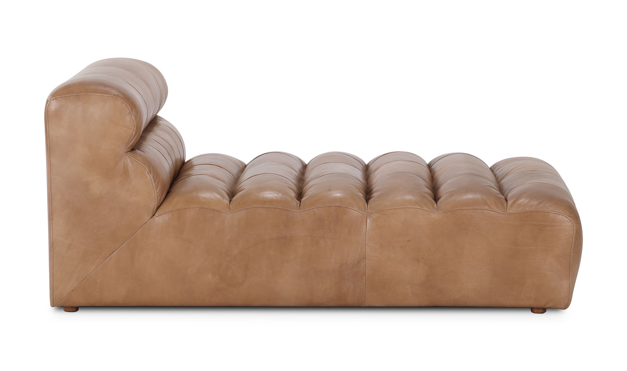 Ramsay Leather Chaise Tan by Moe's Home Collection - view 12