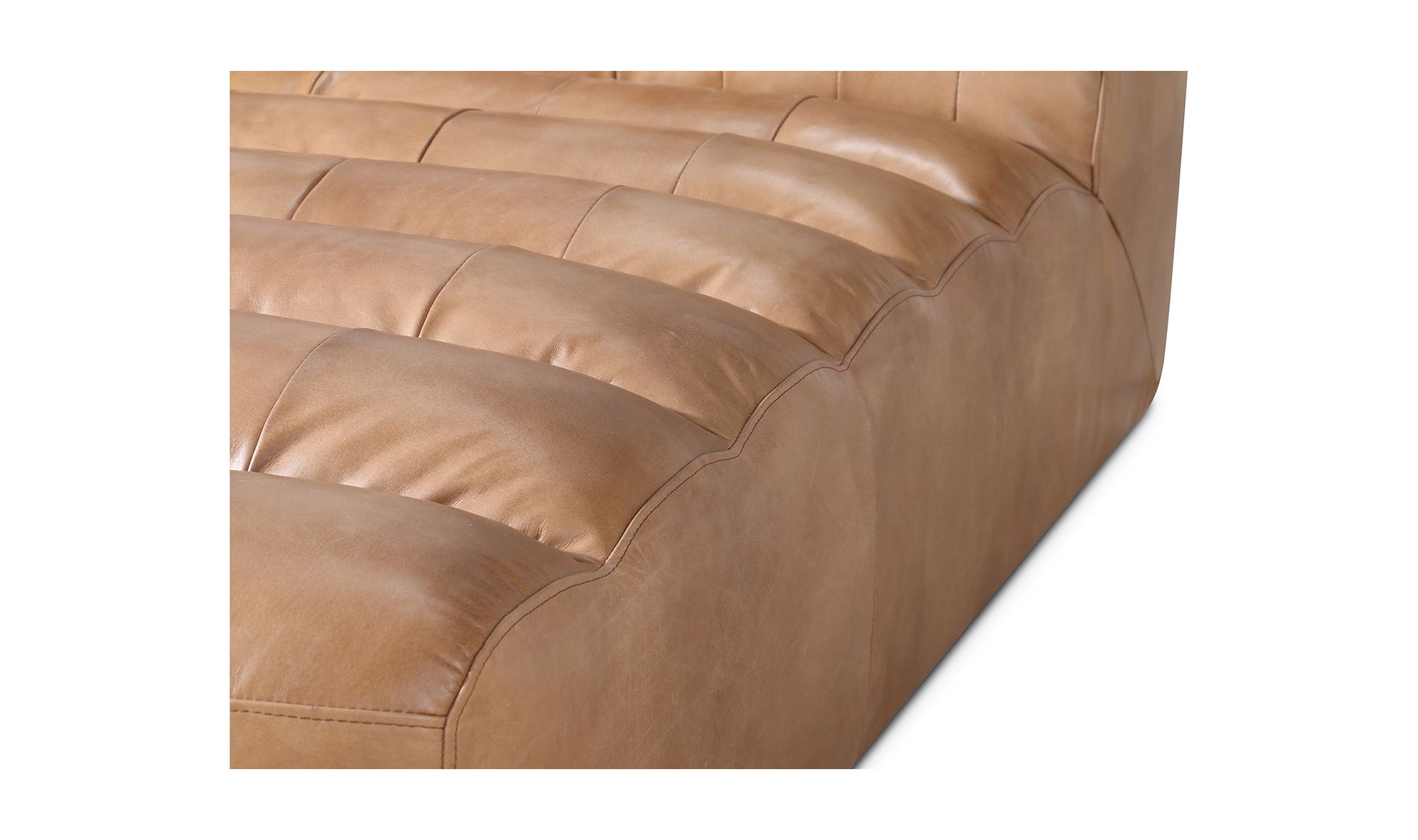 Ramsay Leather Chaise Tan by Moe's Home Collection - view 14