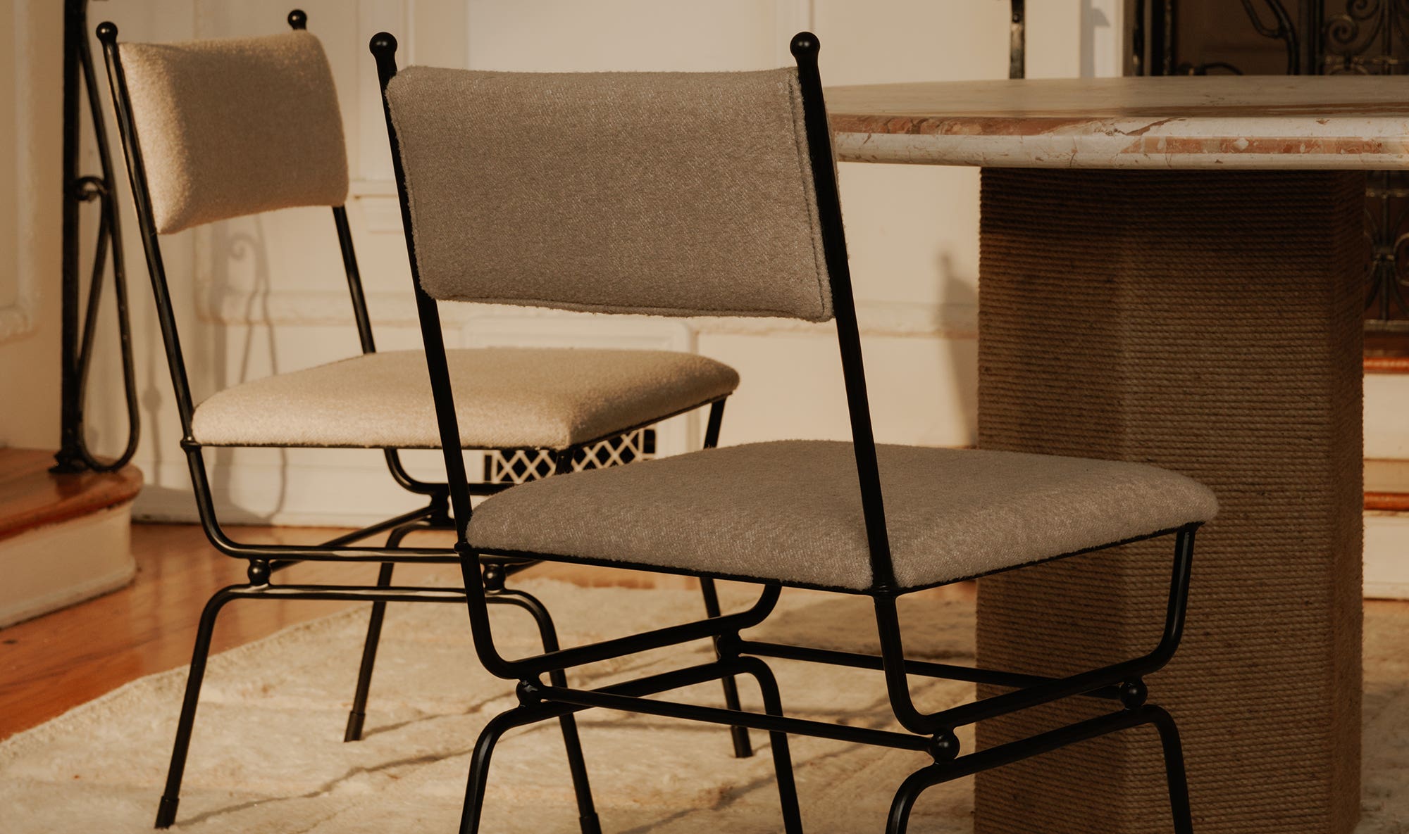 Posta Dining Chair Beige by Moe's Home Collection - view 8