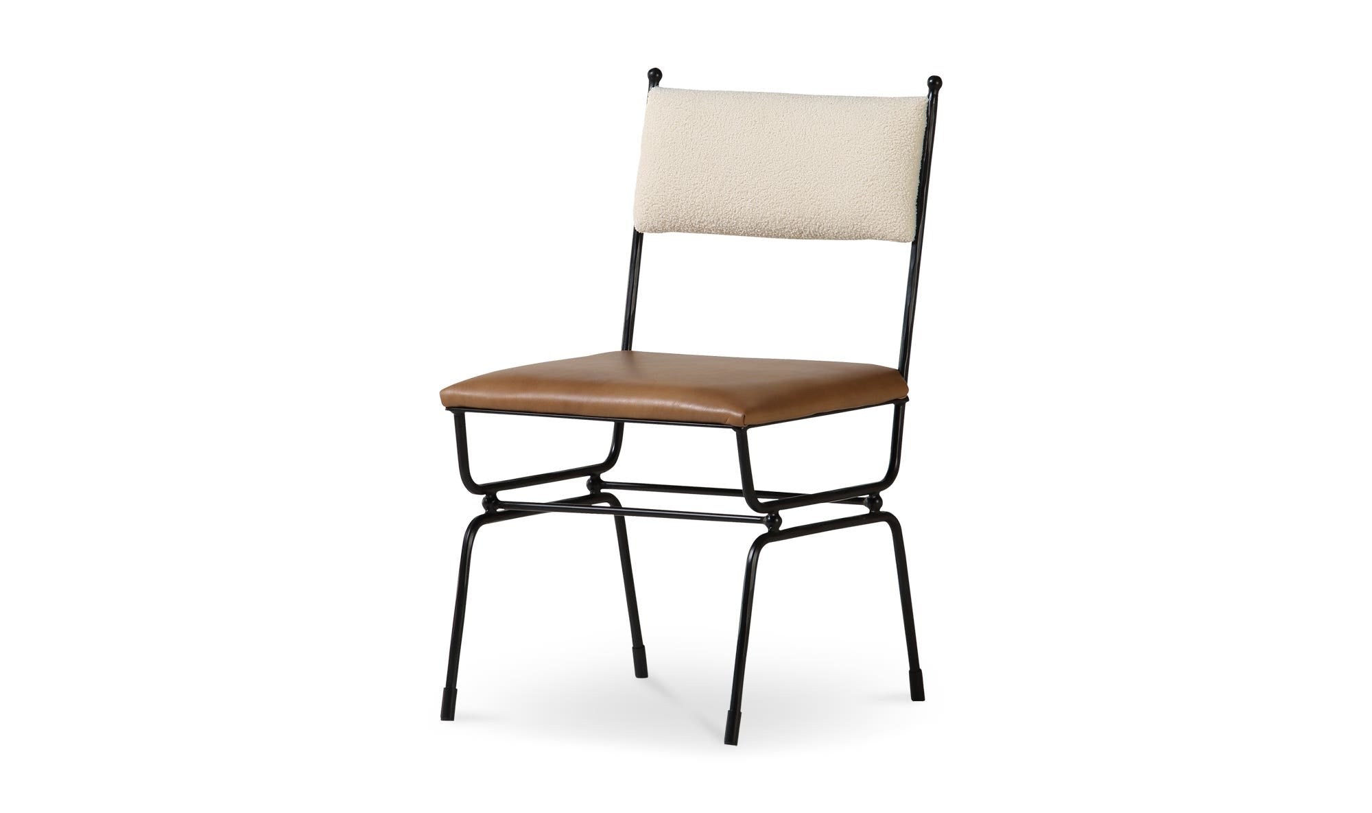 Posta Dining Chair Brown Leather by Moe's Home Collection - view 9