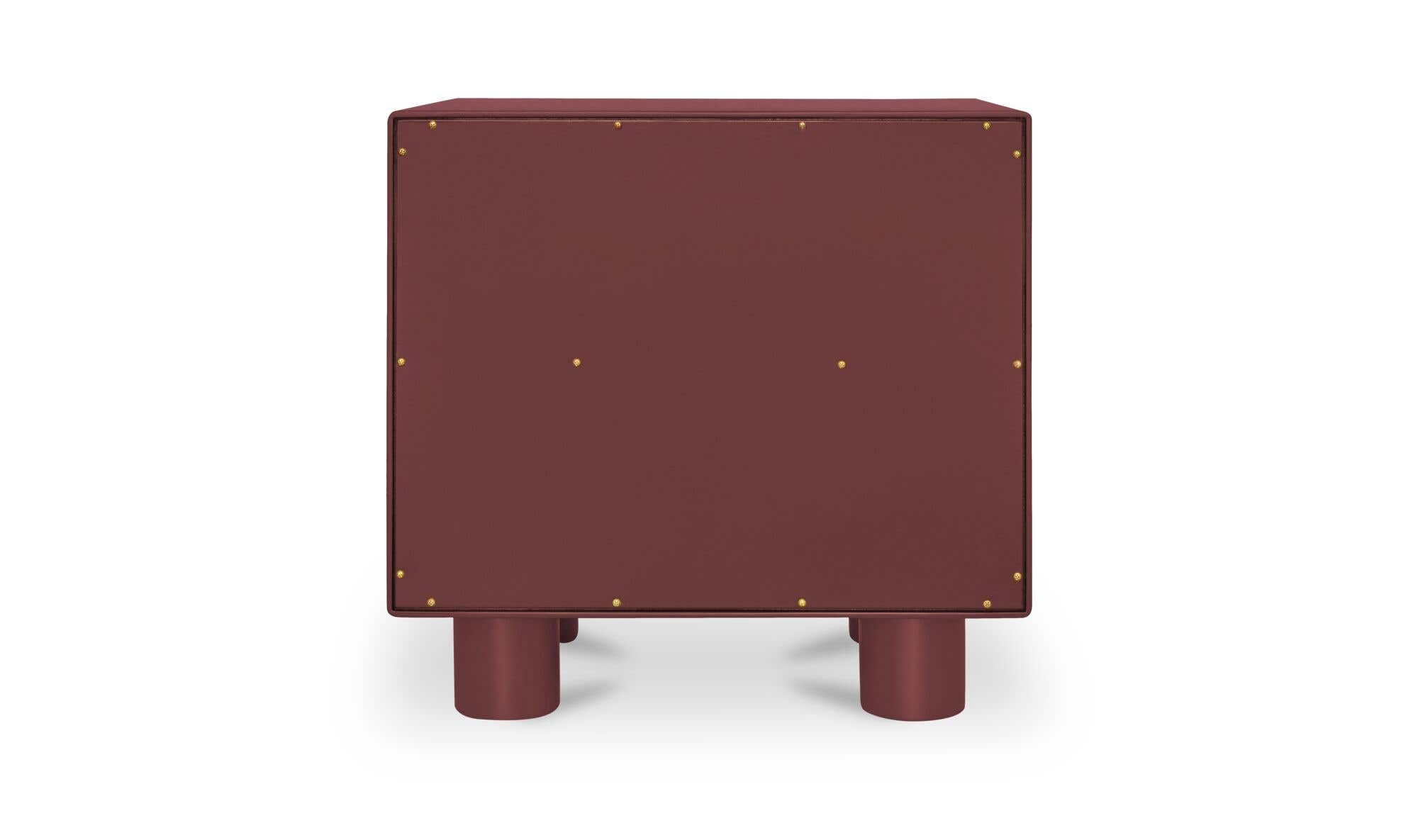 Jolene Nightstand Deep Red by Moe's Home Collection - view 12