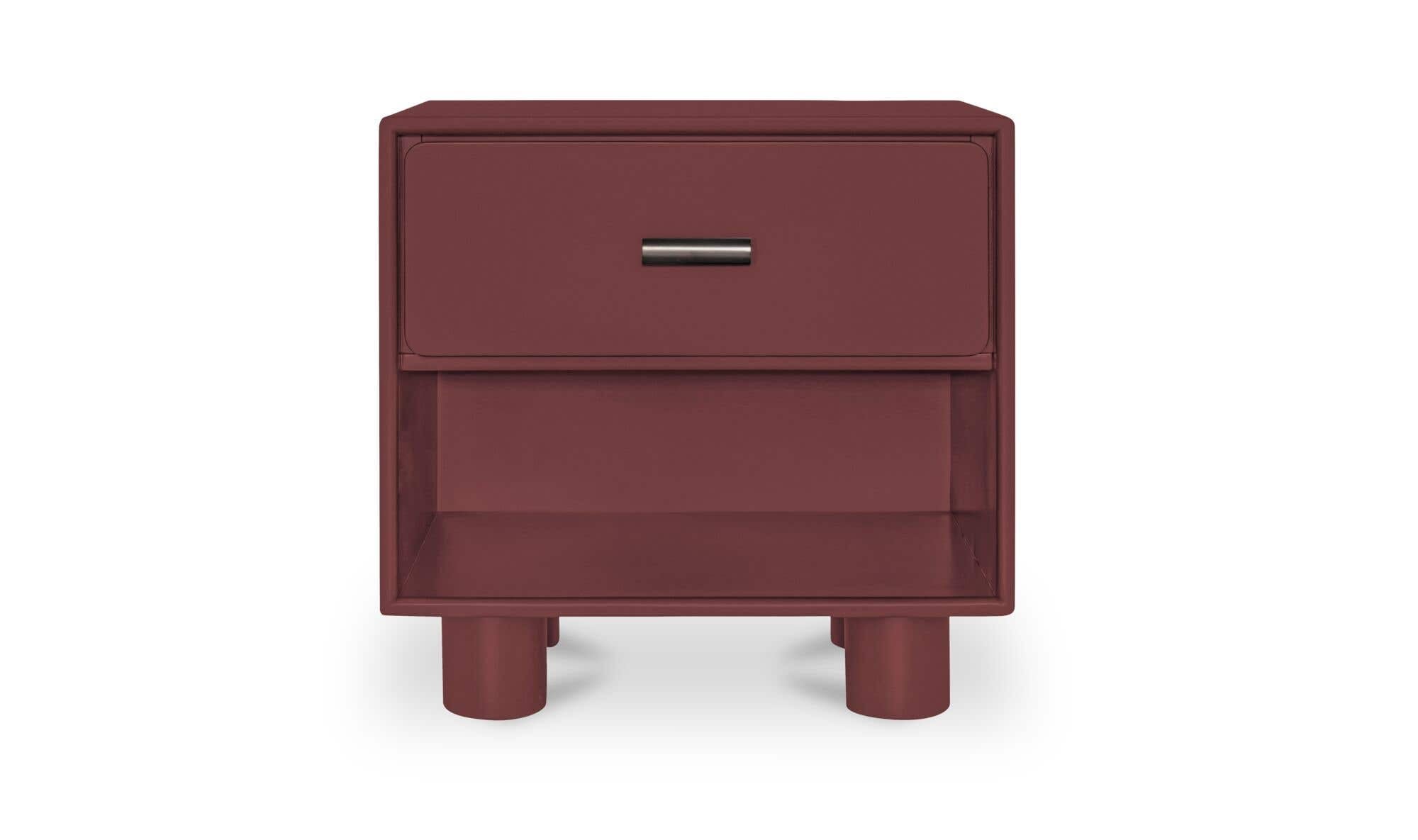 Jolene Nightstand Deep Red by Moe's Home Collection - view 5