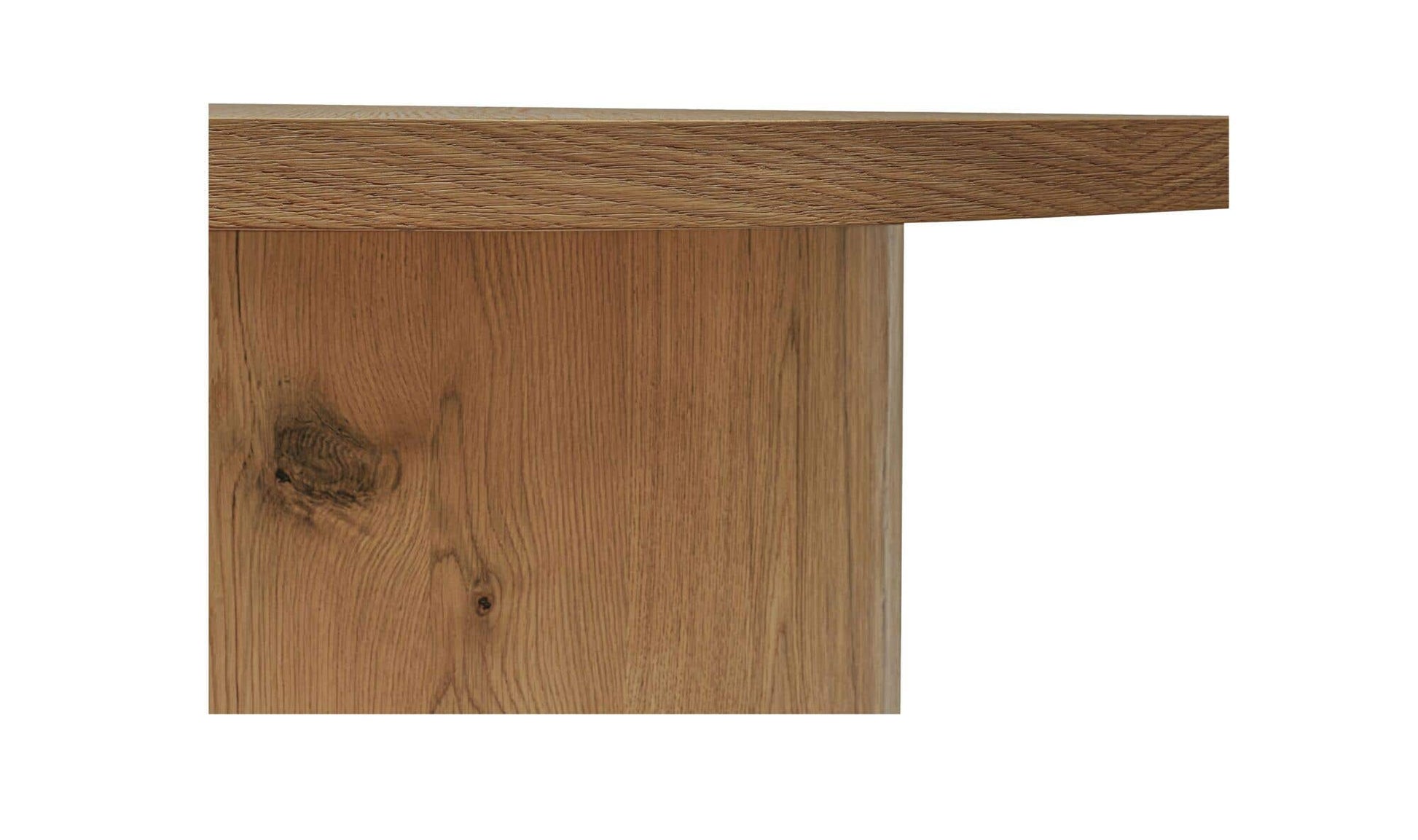 Hansen Dining Table Rustic Oak by Moe's Home Collection - view 10
