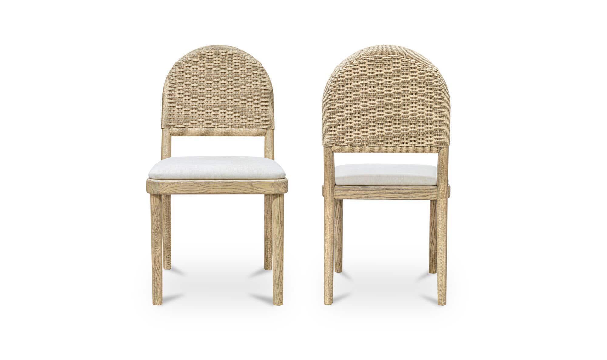 Claire Dining Chair Natural-Set of Two by Moe's Home Collection - view 7