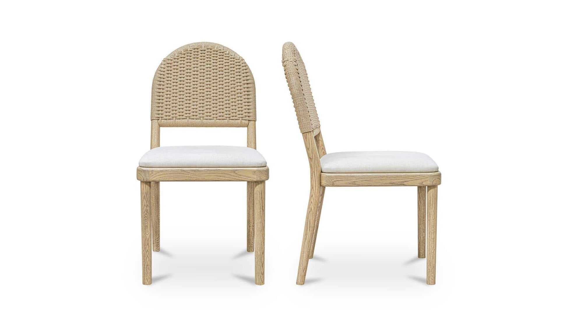 Claire Dining Chair Natural-Set of Two by Moe's Home Collection - view 6