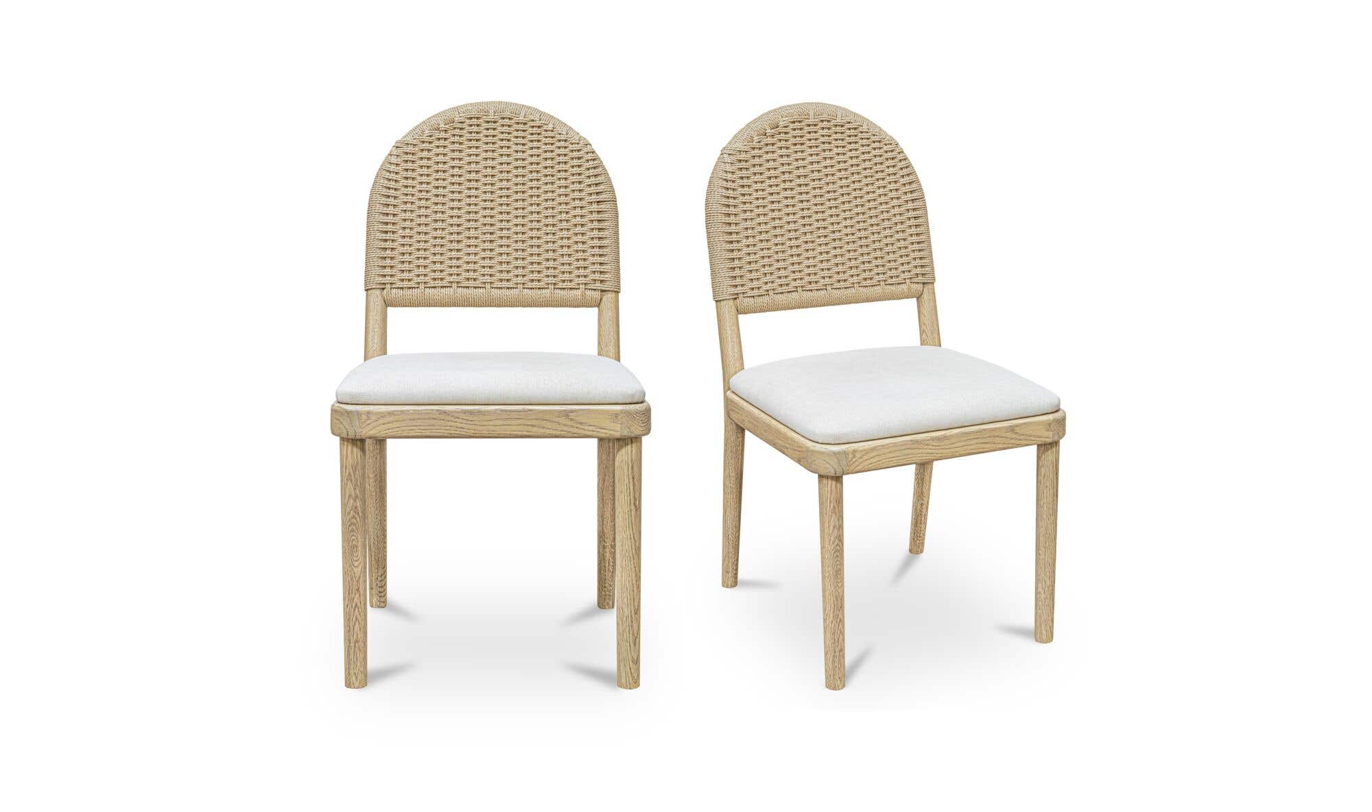 Claire Dining Chair Natural-Set of Two by Moe's Home Collection - view 4