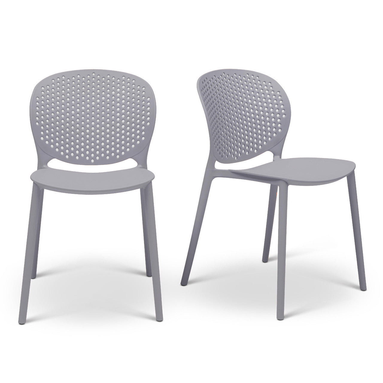 Metro - Bailey Side Chair - Set of 4 - Light Grey Seat