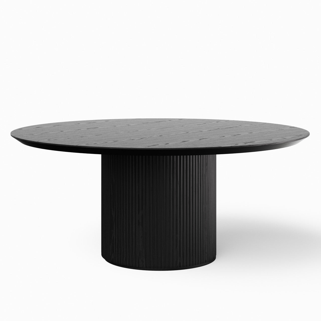 Modern Brazilian - Atenas - Round Dining Table - Ebano Frame