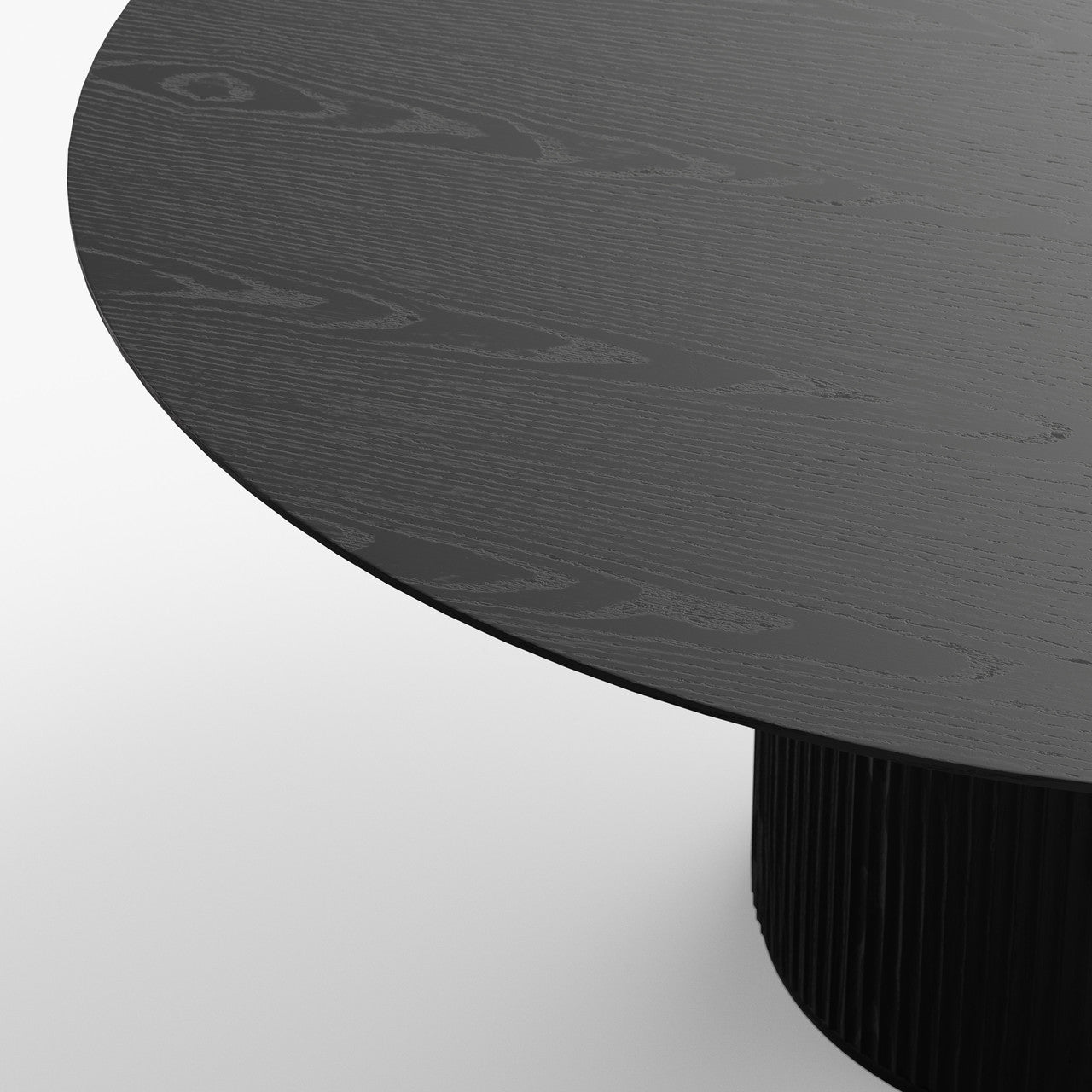 Modern Brazilian - Atenas - Round Dining Table - Ebano Frame