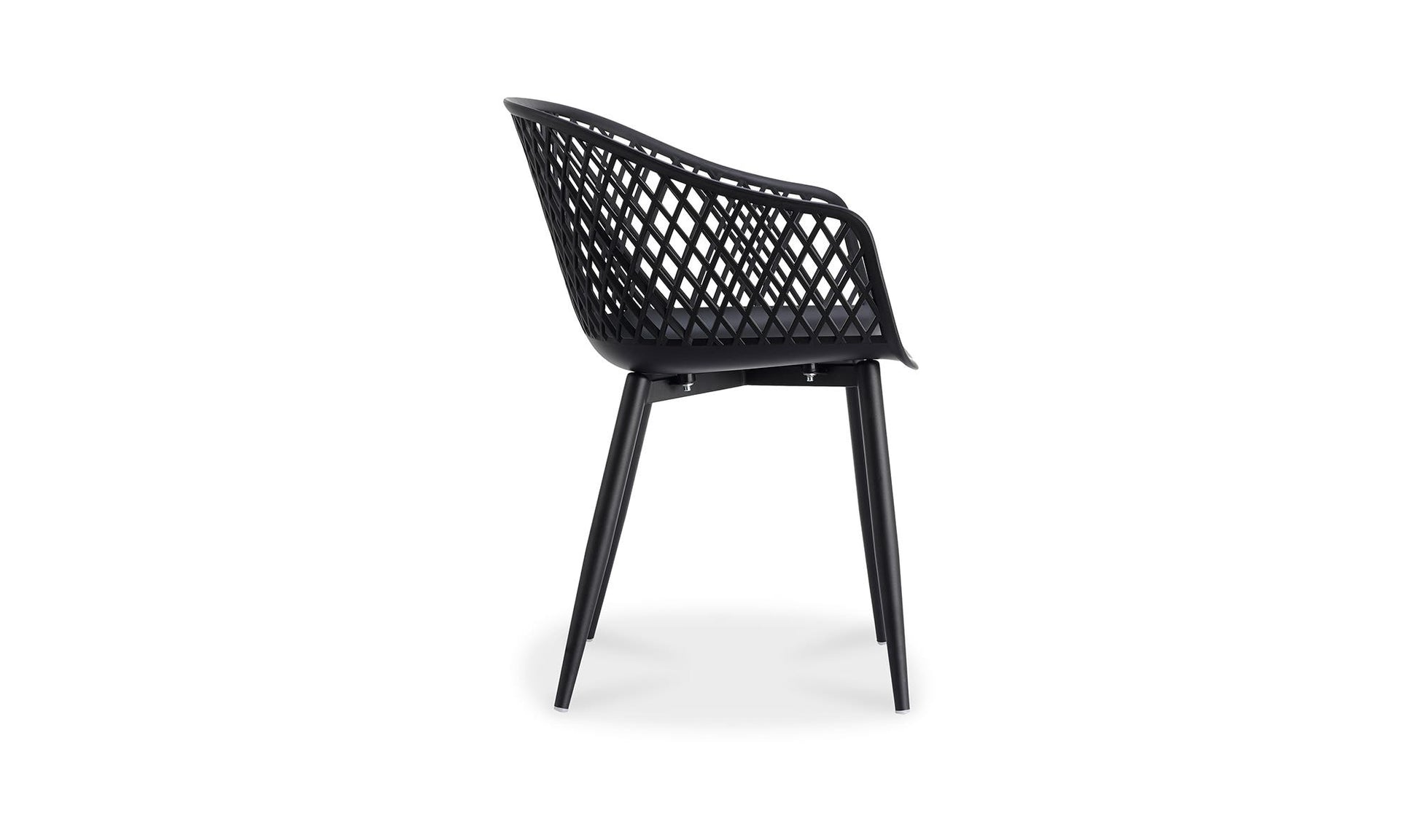 Piazza Outdoor Chair Black - Set Of Two by Moe's Home Collection - view 15