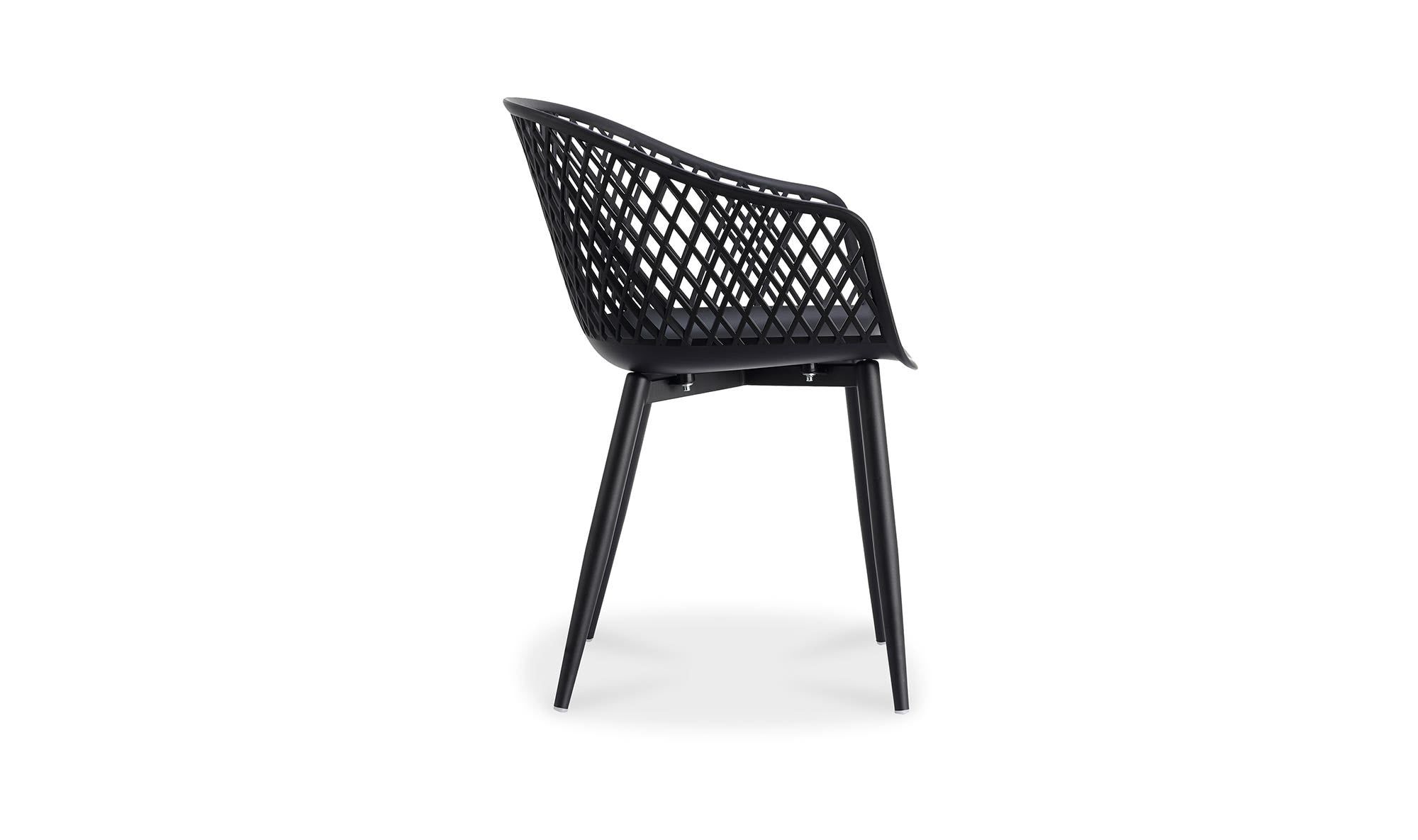 Piazza Outdoor Chair Black - Set Of Two by Moe's Home Collection - view 15